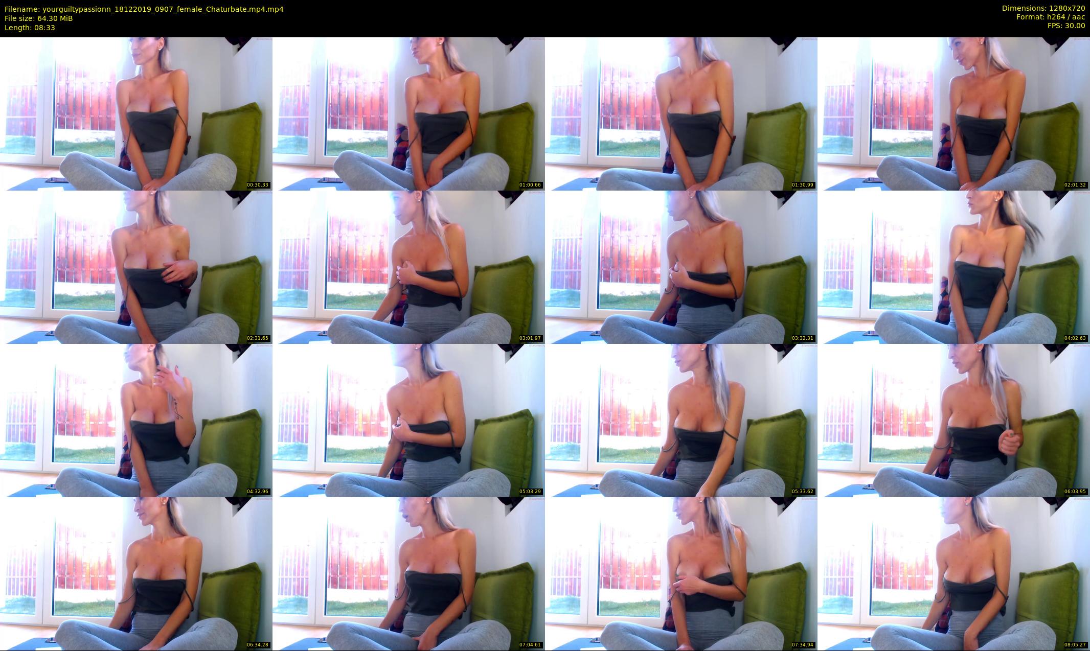 yourguiltypassionn — 9 minute Chaturbate female cam show recording, 720p, Dec 18, 2019