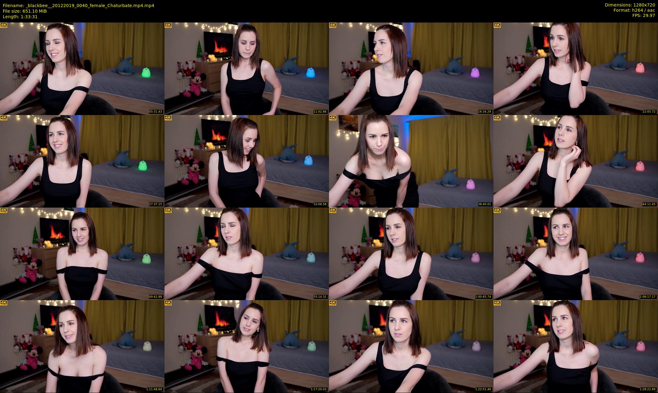 _blackbee_ — 94 minute Chaturbate female cam show recording, 720p, Dec 20, 2019