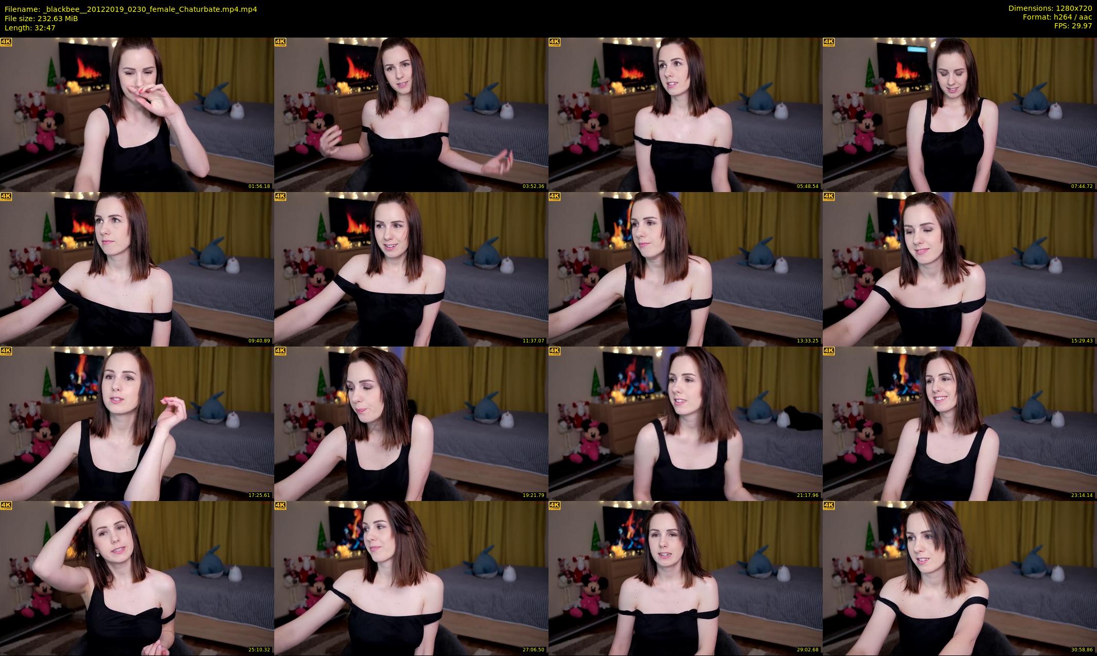 _blackbee_ — 33 minute Chaturbate female cam show recording, 720p, Dec 20, 2019