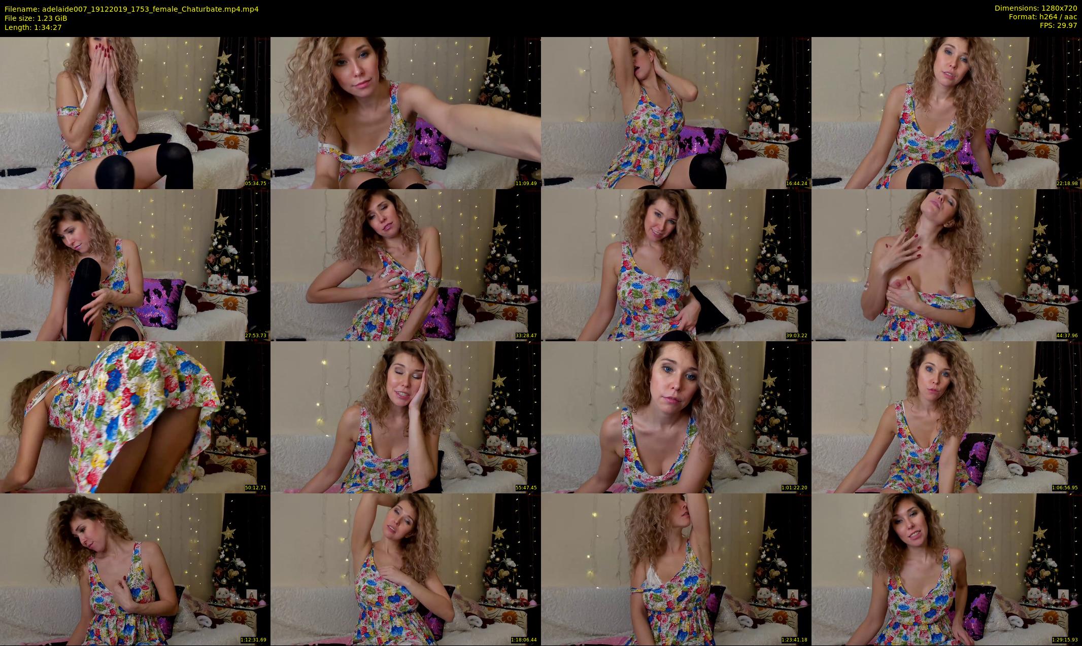 adelaide007 — 95 minute Chaturbate female cam show recording, 720p, Dec 19, 2019