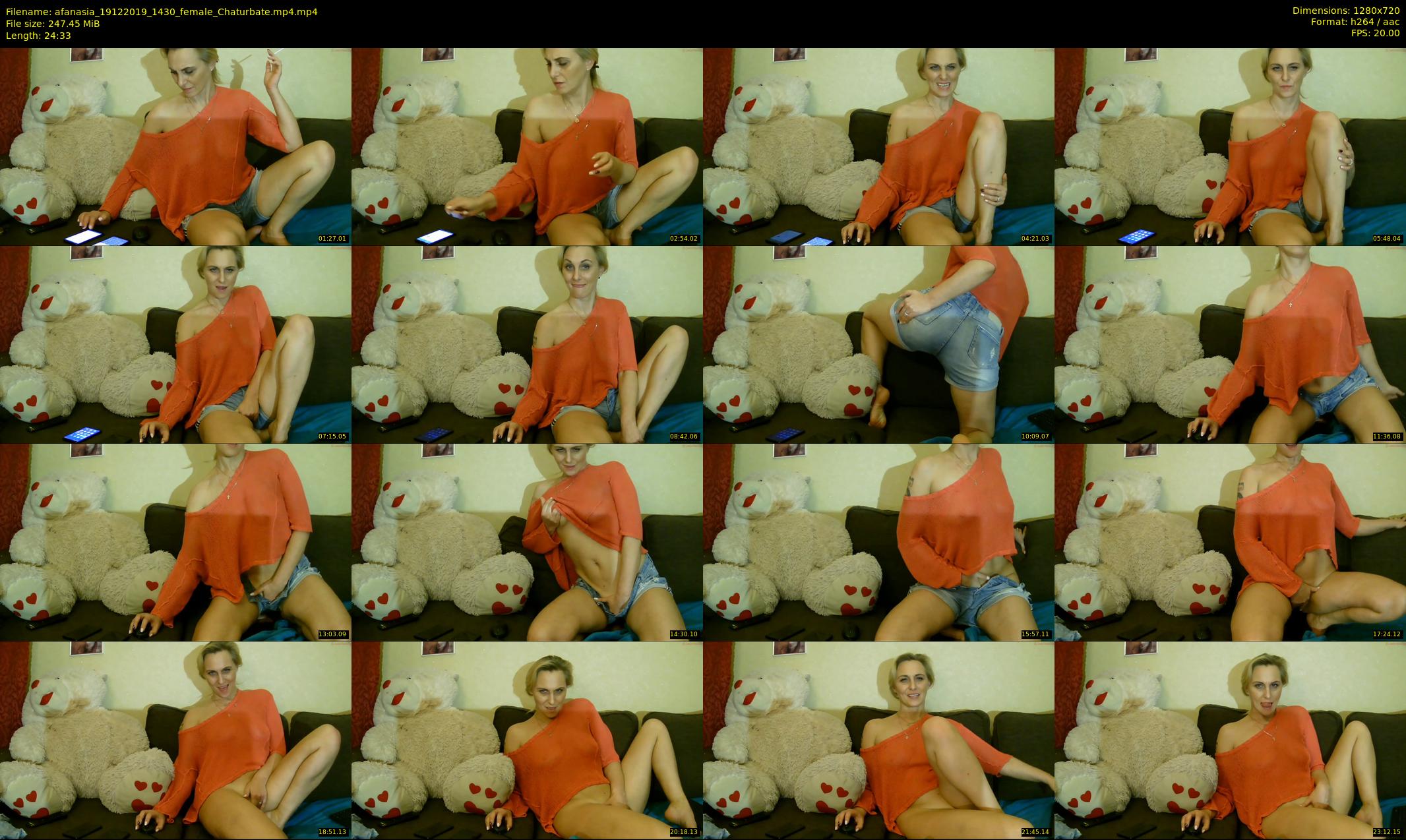 afanasia — 25 minute Chaturbate female cam show recording, 720p, Dec 19, 2019