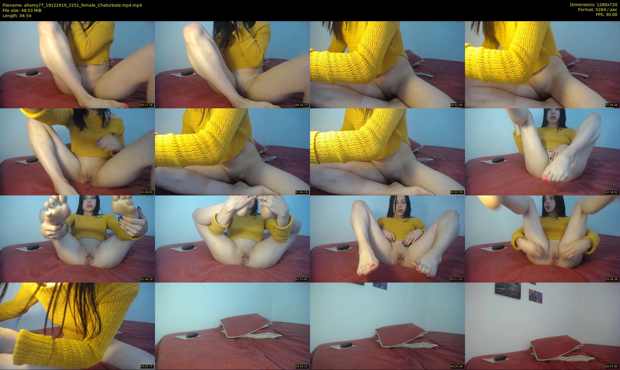 ahomy77 — 5 minute Chaturbate female cam show recording, 720p, Dec 19, 2019