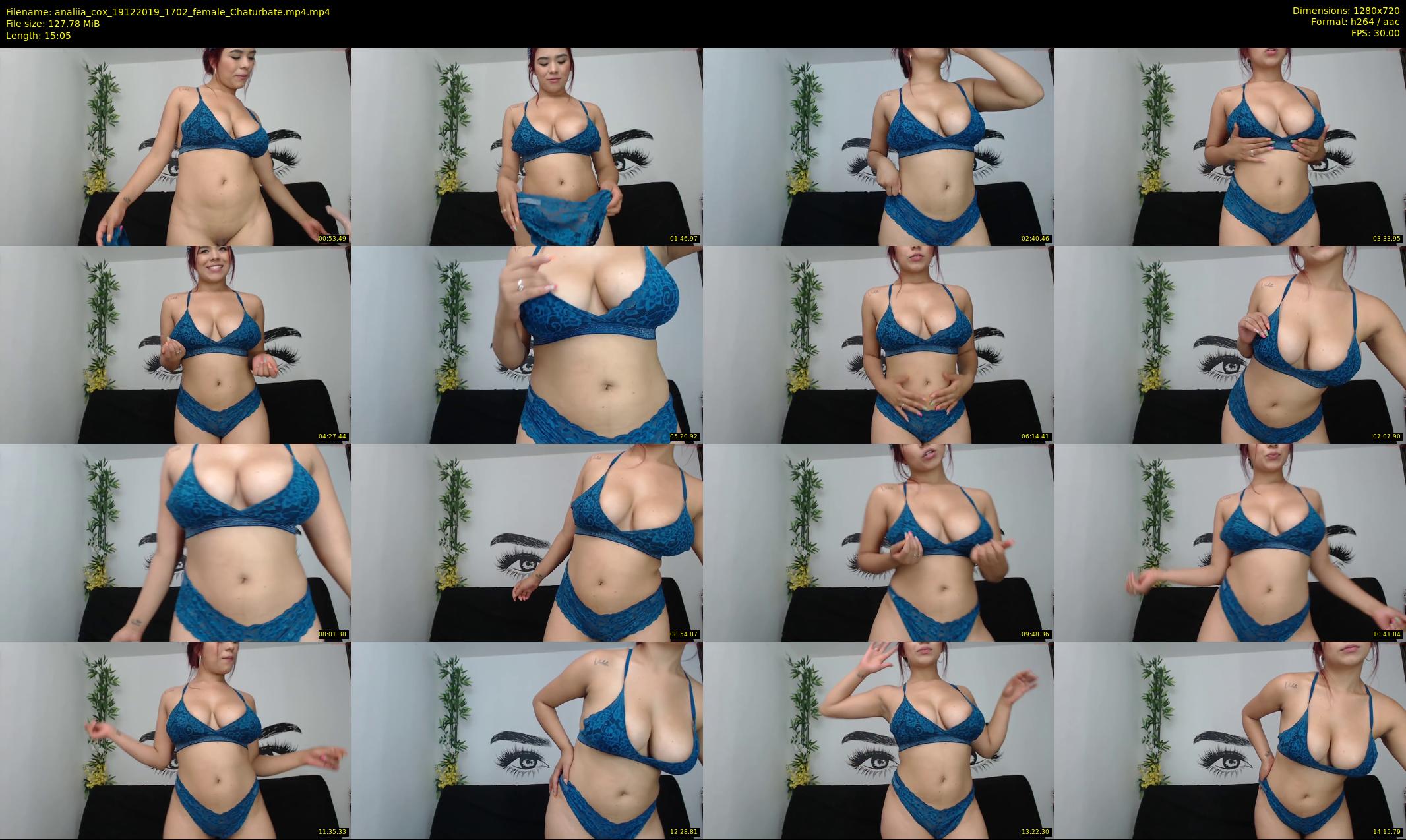 analiia_cox — 16 minute Chaturbate female cam show recording, 720p, Dec 19, 2019