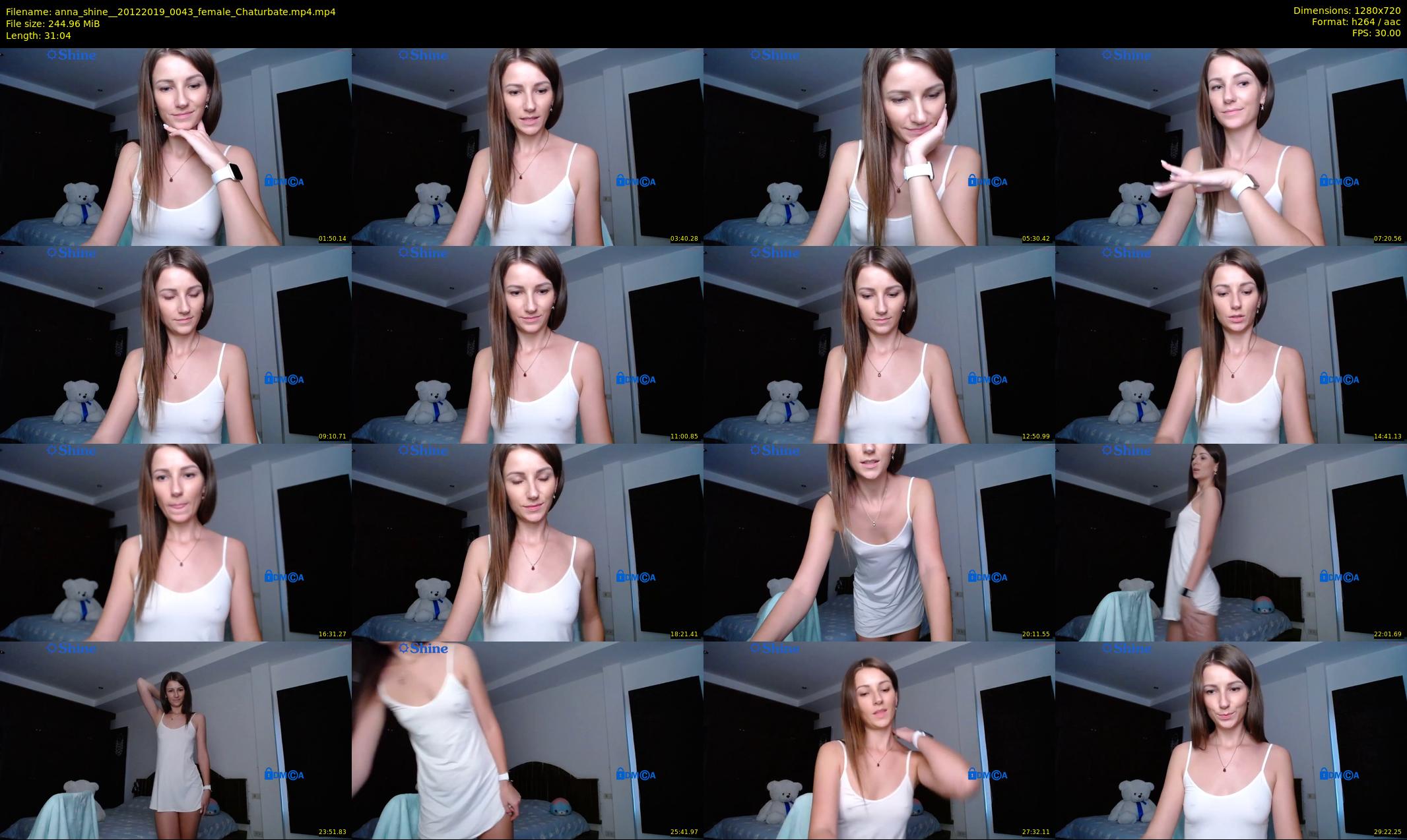 anna_shine_ — 32 minute Chaturbate female cam show recording, 720p, Dec 20, 2019