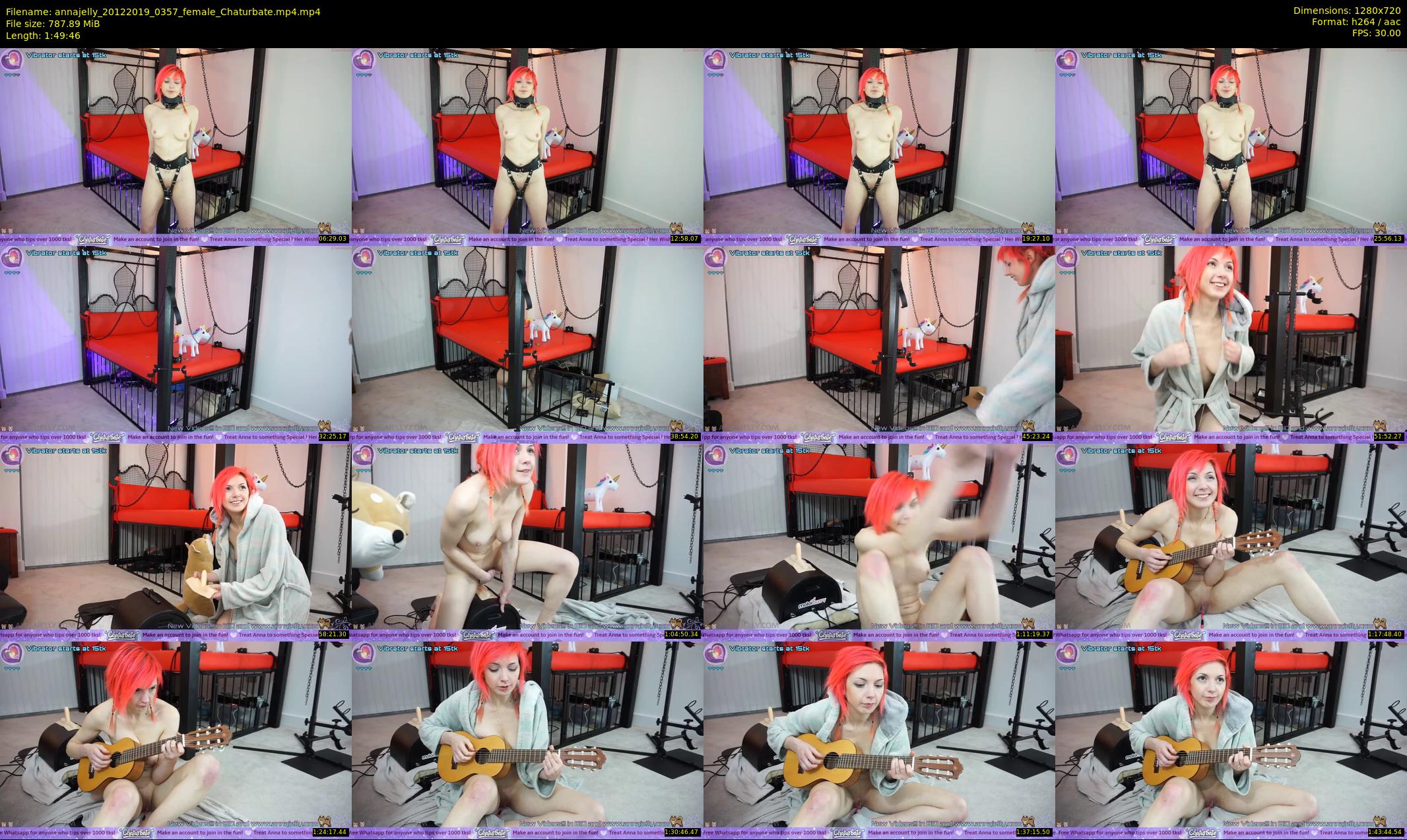 annajelly — 110 minute Chaturbate couple cam show recording, 720p, Dec 20, 2019