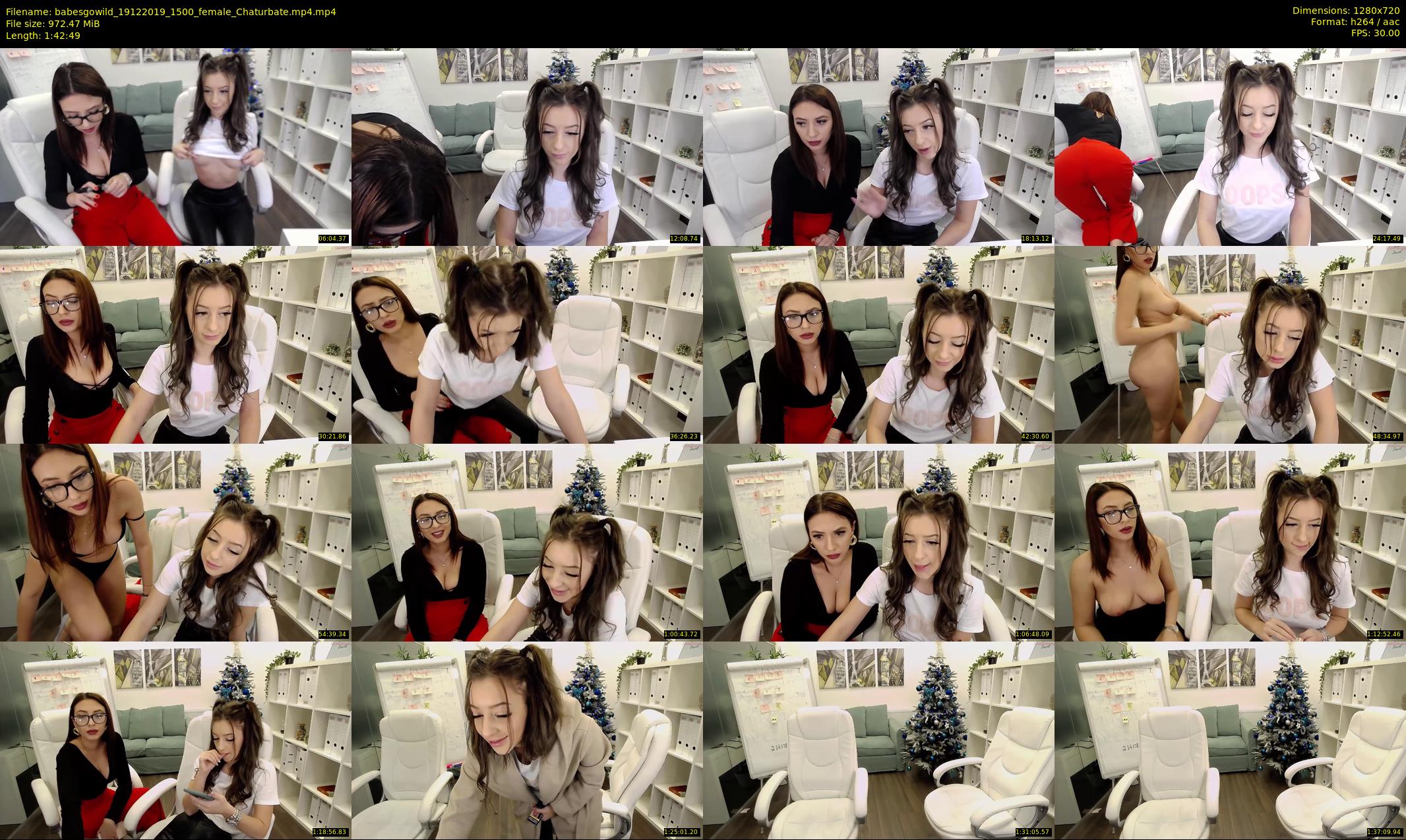 babesgowild — 103 minute Chaturbate couple cam show recording, 720p, Dec 19, 2019