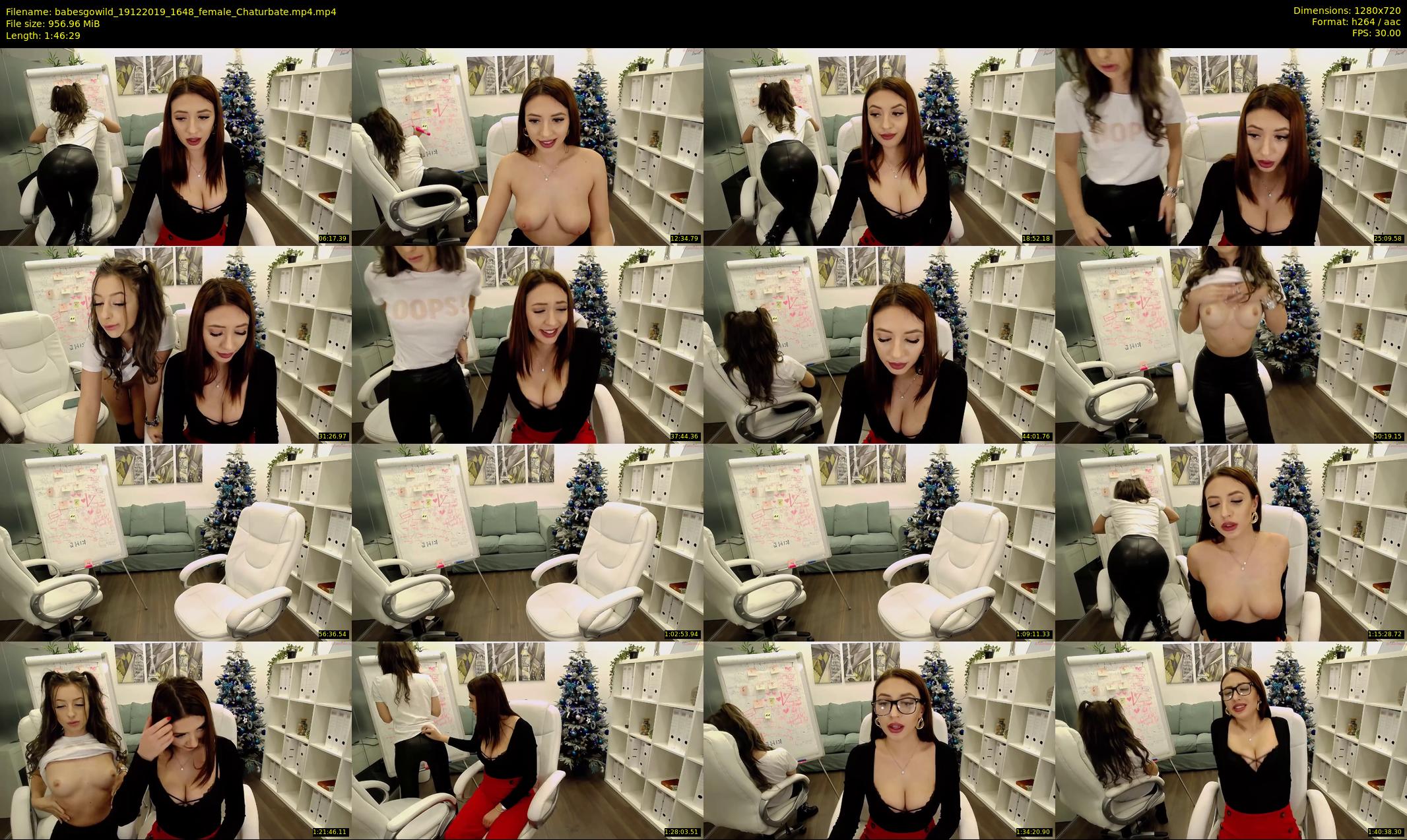 babesgowild — 107 minute Chaturbate couple cam show recording, 720p, Dec 19, 2019