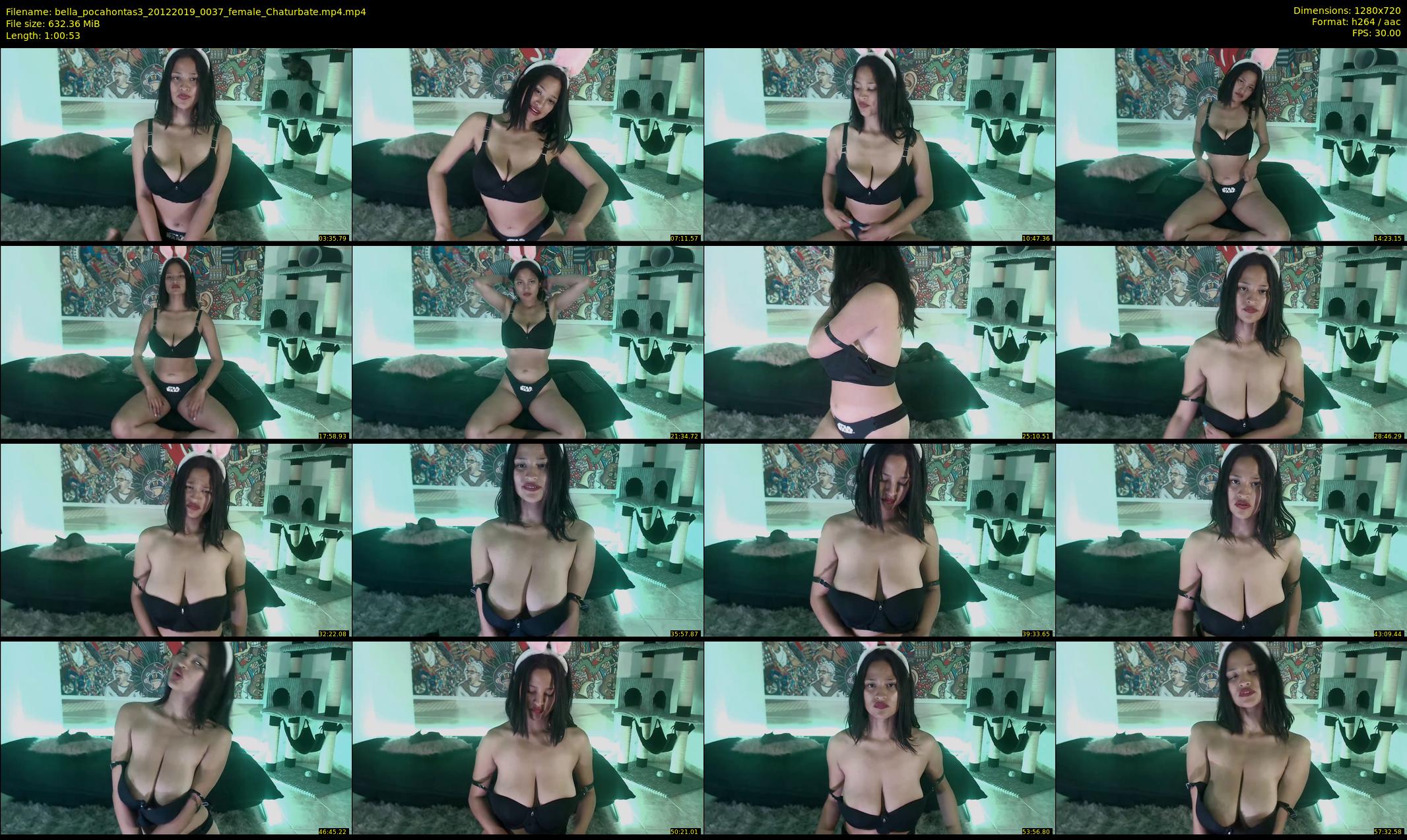 bella_pocahontas3 — 61 minute Chaturbate female cam show recording, 720p, Dec 20, 2019