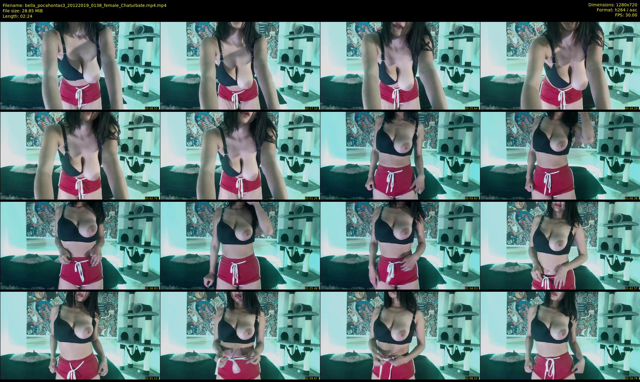 bella_pocahontas3 — 3 minute Chaturbate female cam show recording, 720p, Dec 20, 2019