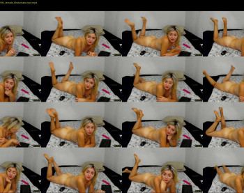 blondebab3 — 12 minute Chaturbate female cam show recording, 720p, Dec 20, 2019