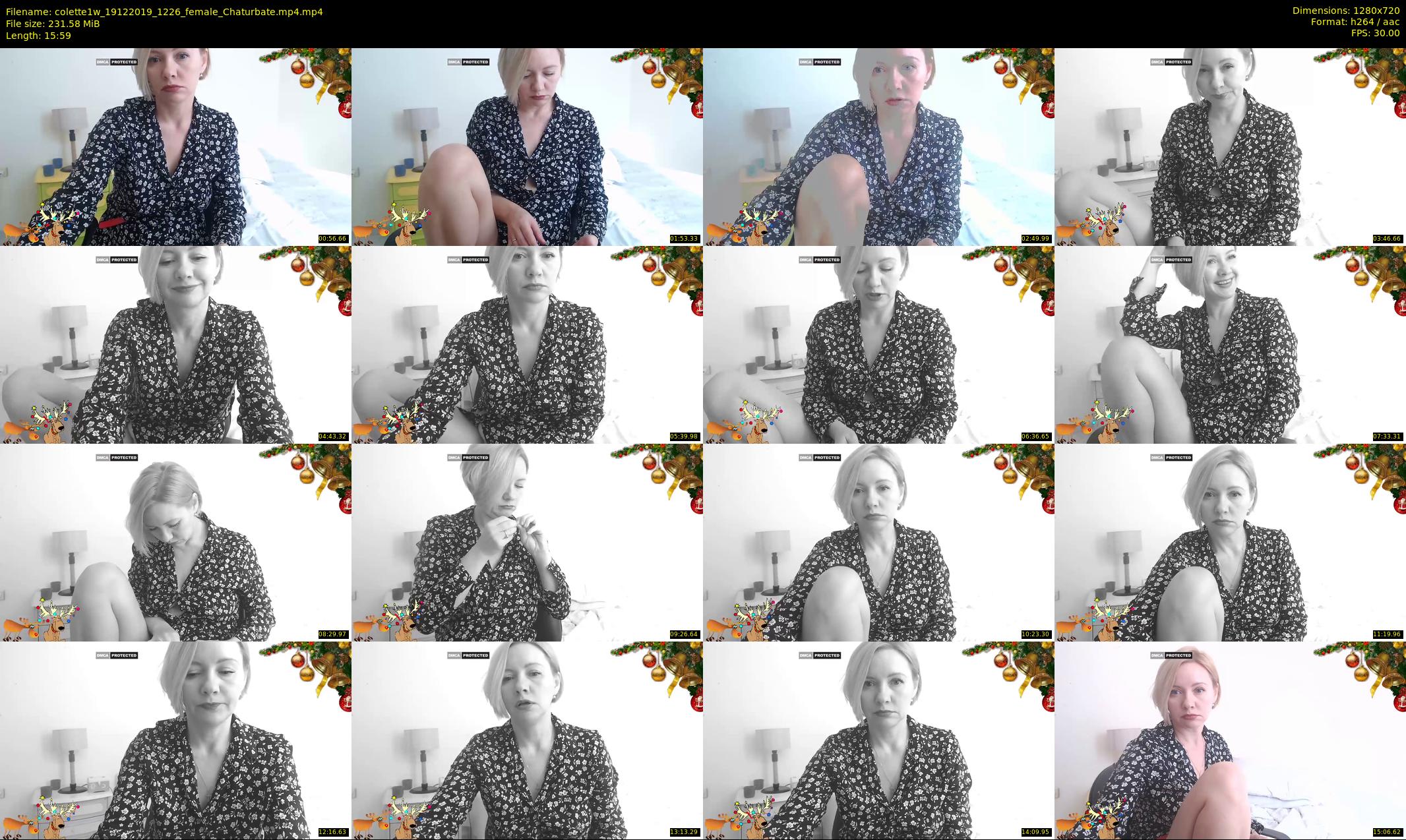 colette1w — 16 minute Chaturbate female cam show recording, 720p, Dec 19, 2019