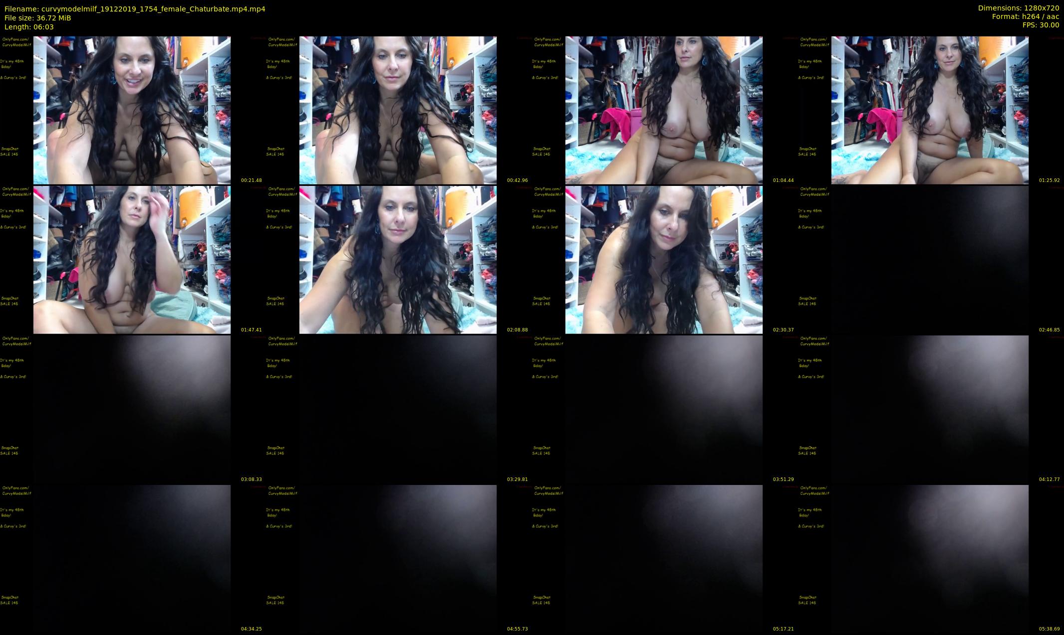curvymodelmilf — 7 minute Chaturbate female cam show recording, 720p, Dec 19, 2019