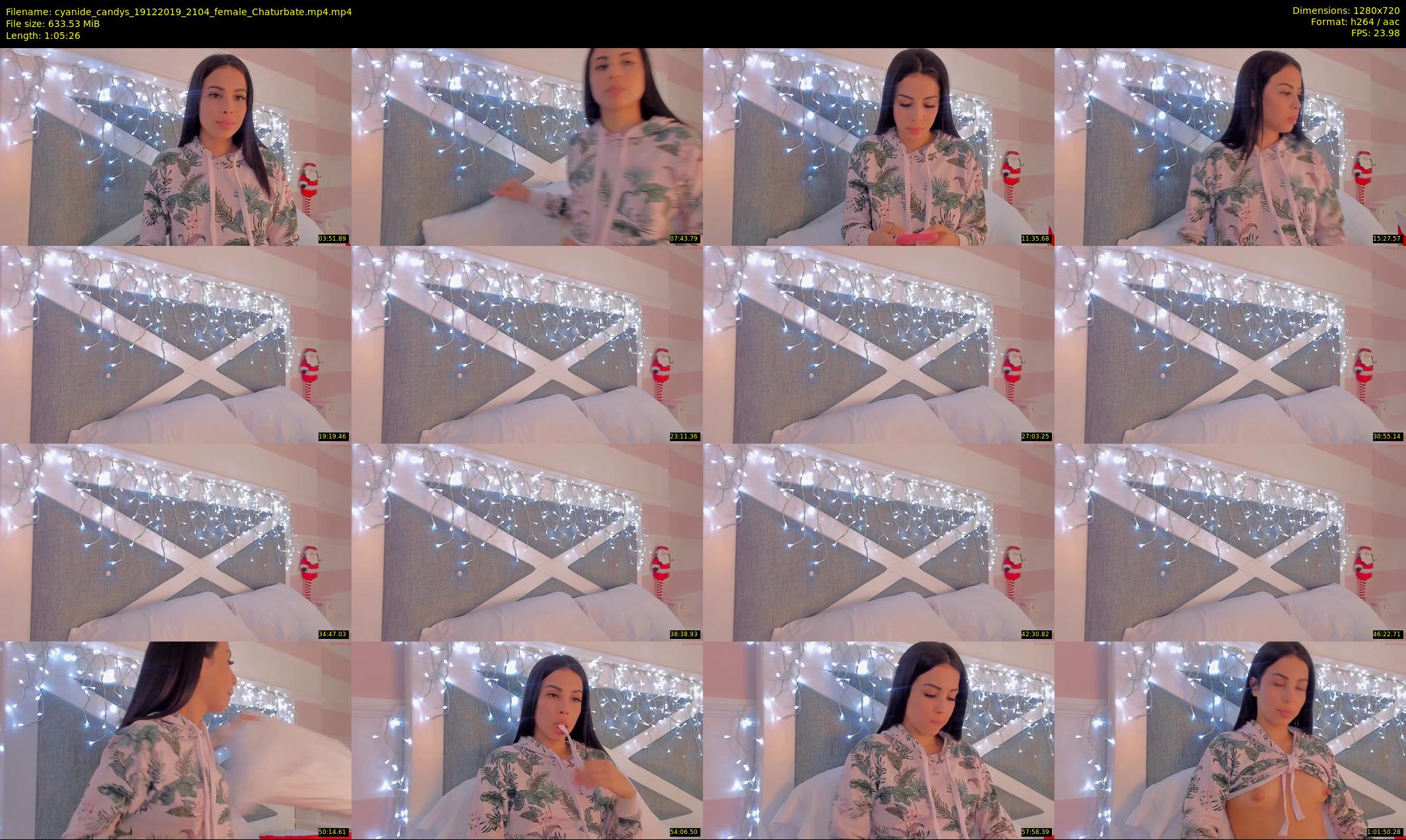 cyanide_candys — 66 minute Chaturbate female cam show recording, 720p, Dec 19, 2019