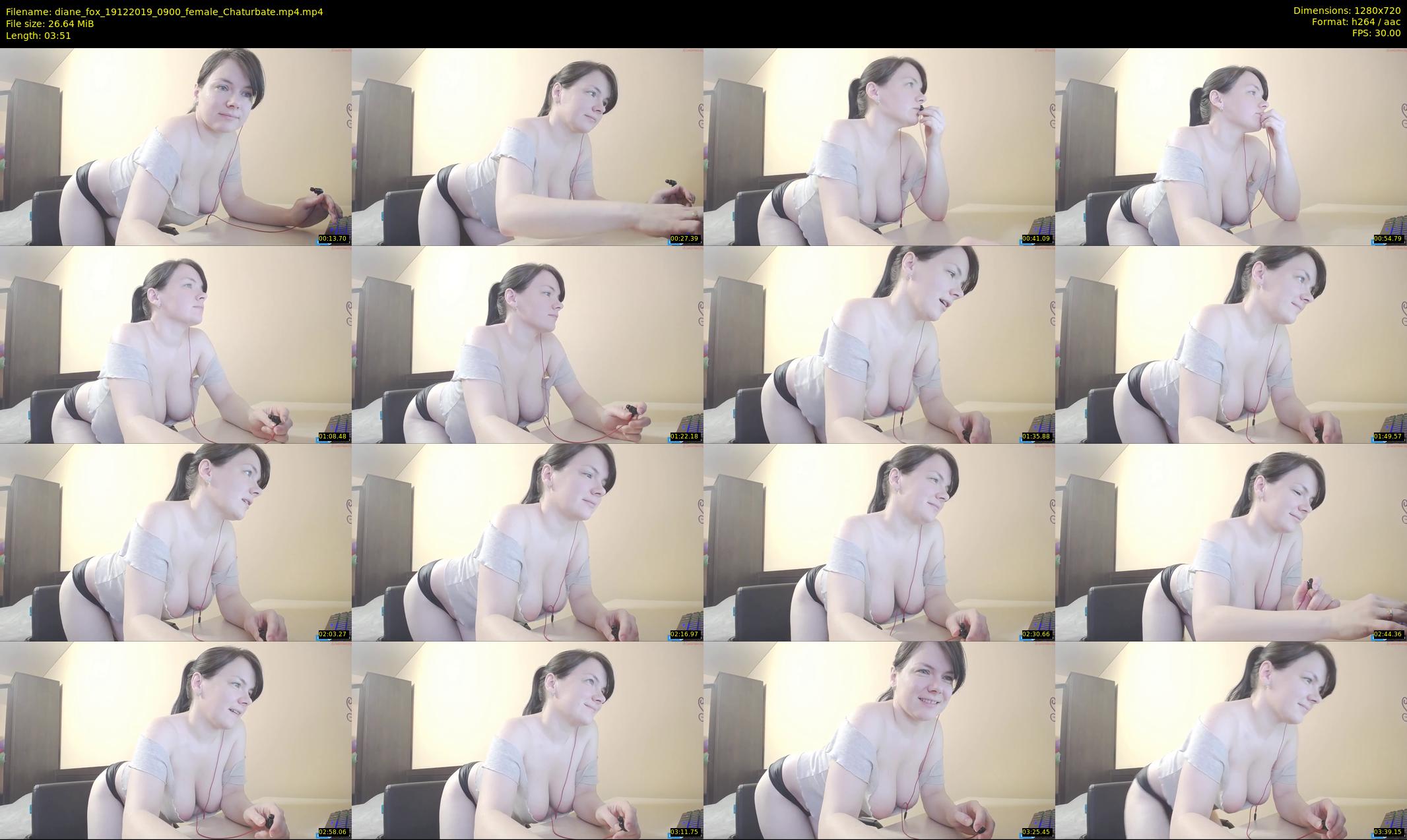 diane_fox — 4 minute Chaturbate female cam show recording, 720p, Dec 19, 2019