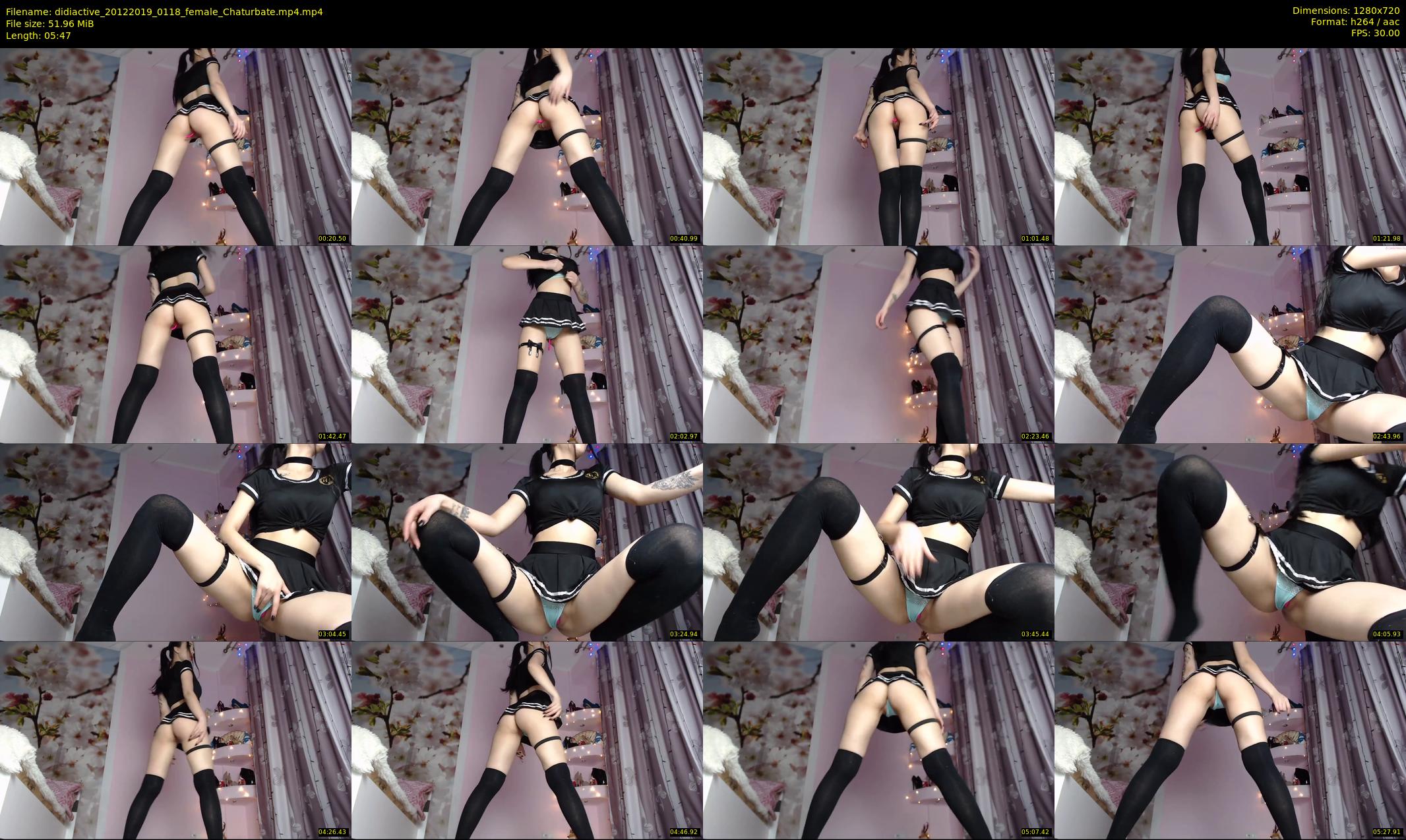 didiactive — 6 minute Chaturbate female cam show recording, 720p, Dec 20, 2019