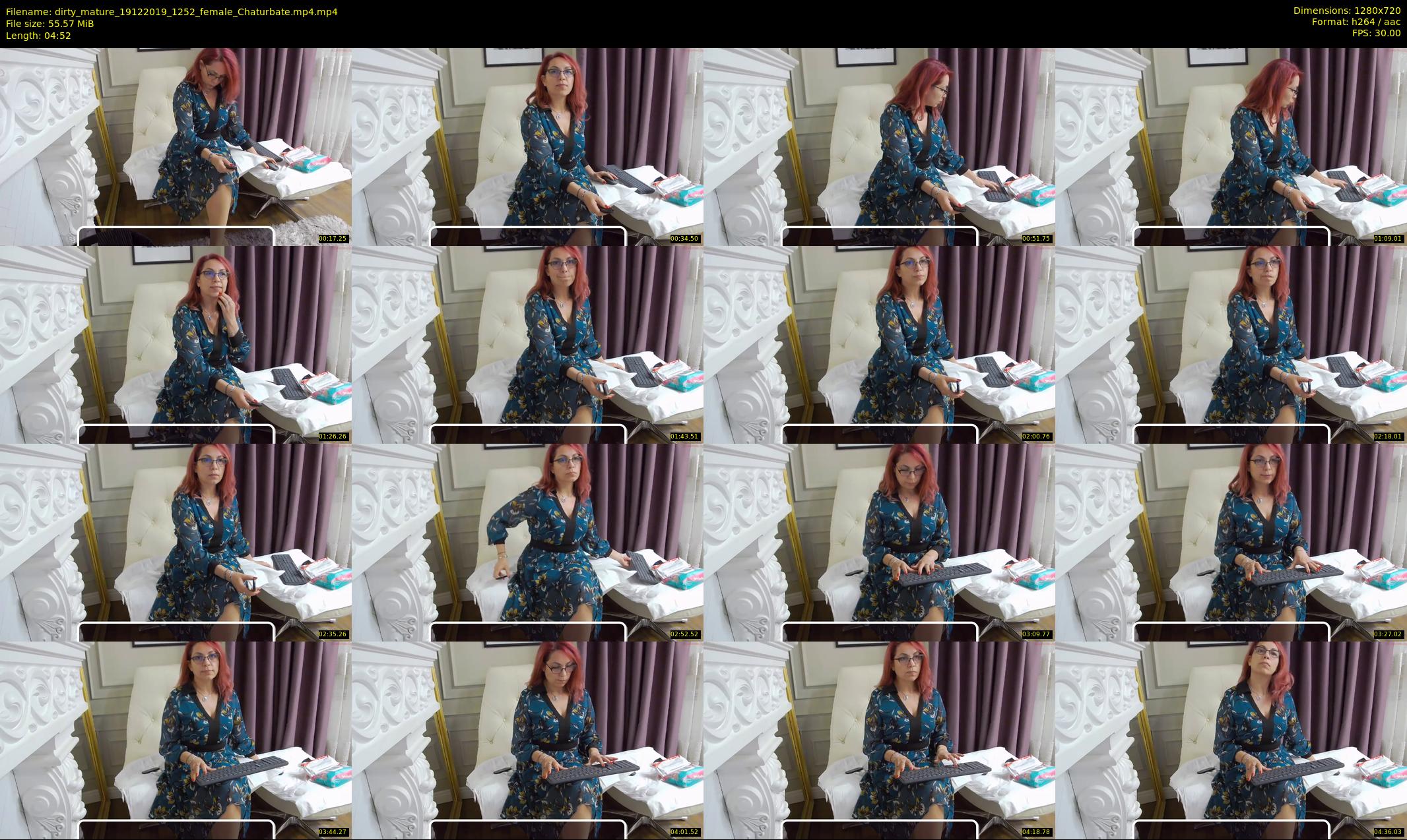 dirty_mature — 5 minute Chaturbate female cam show recording, 720p, Dec 19, 2019