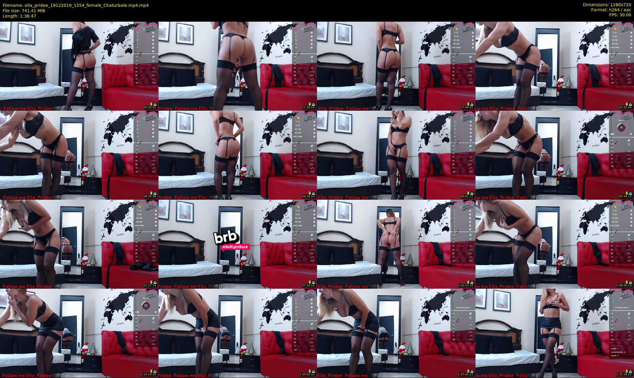 ella_pridee — 97 minute Chaturbate female cam show recording, 720p, Dec 19, 2019