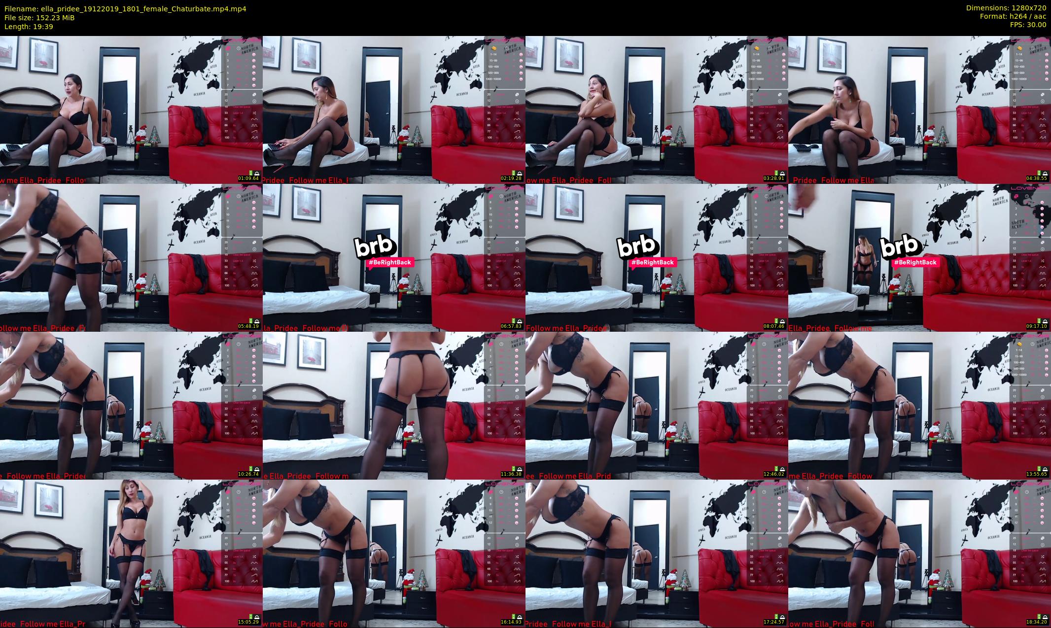 ella_pridee — 20 minute Chaturbate female cam show recording, 720p, Dec 19, 2019