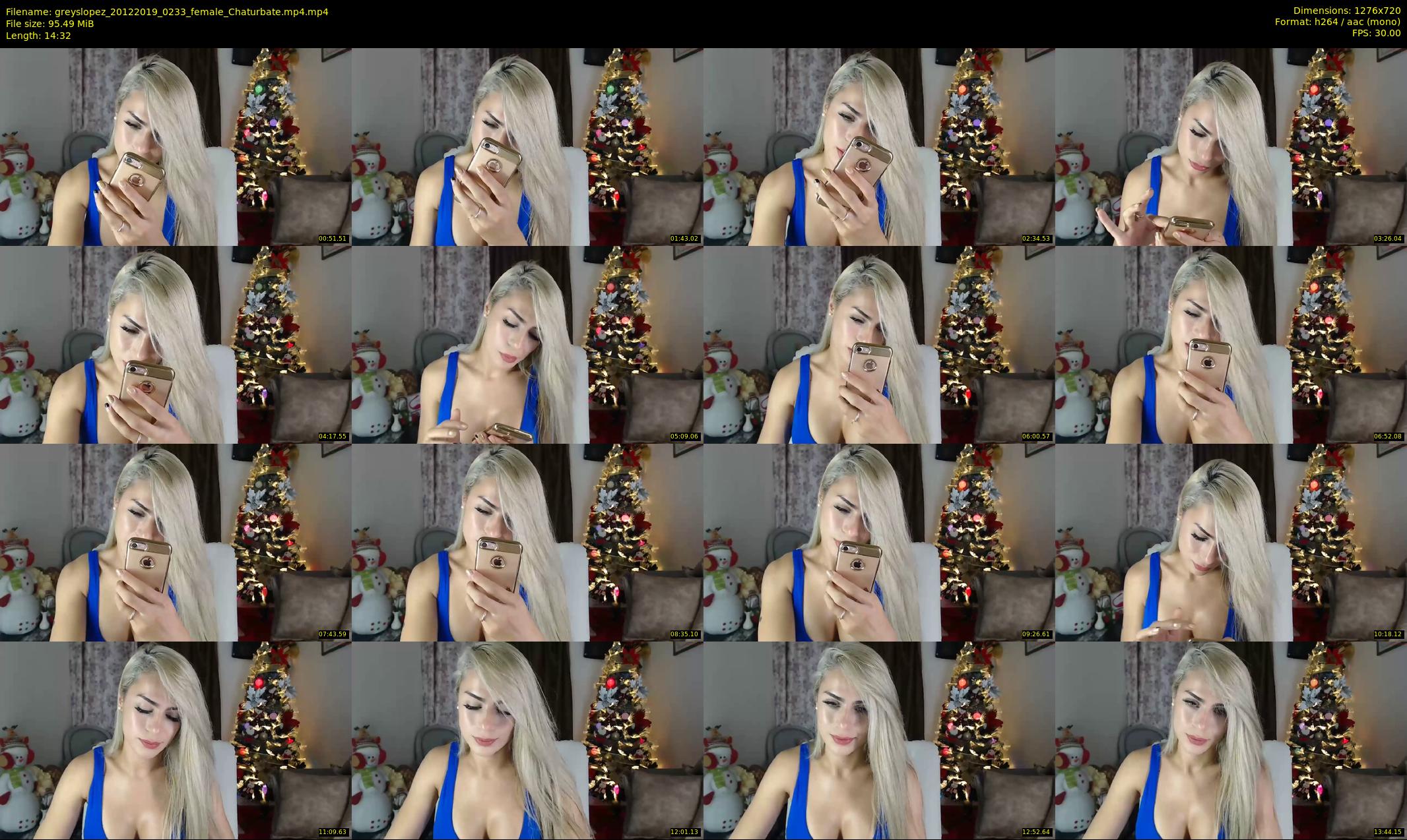 greyslopez — 15 minute Chaturbate female cam show recording, 720p, Dec 20, 2019