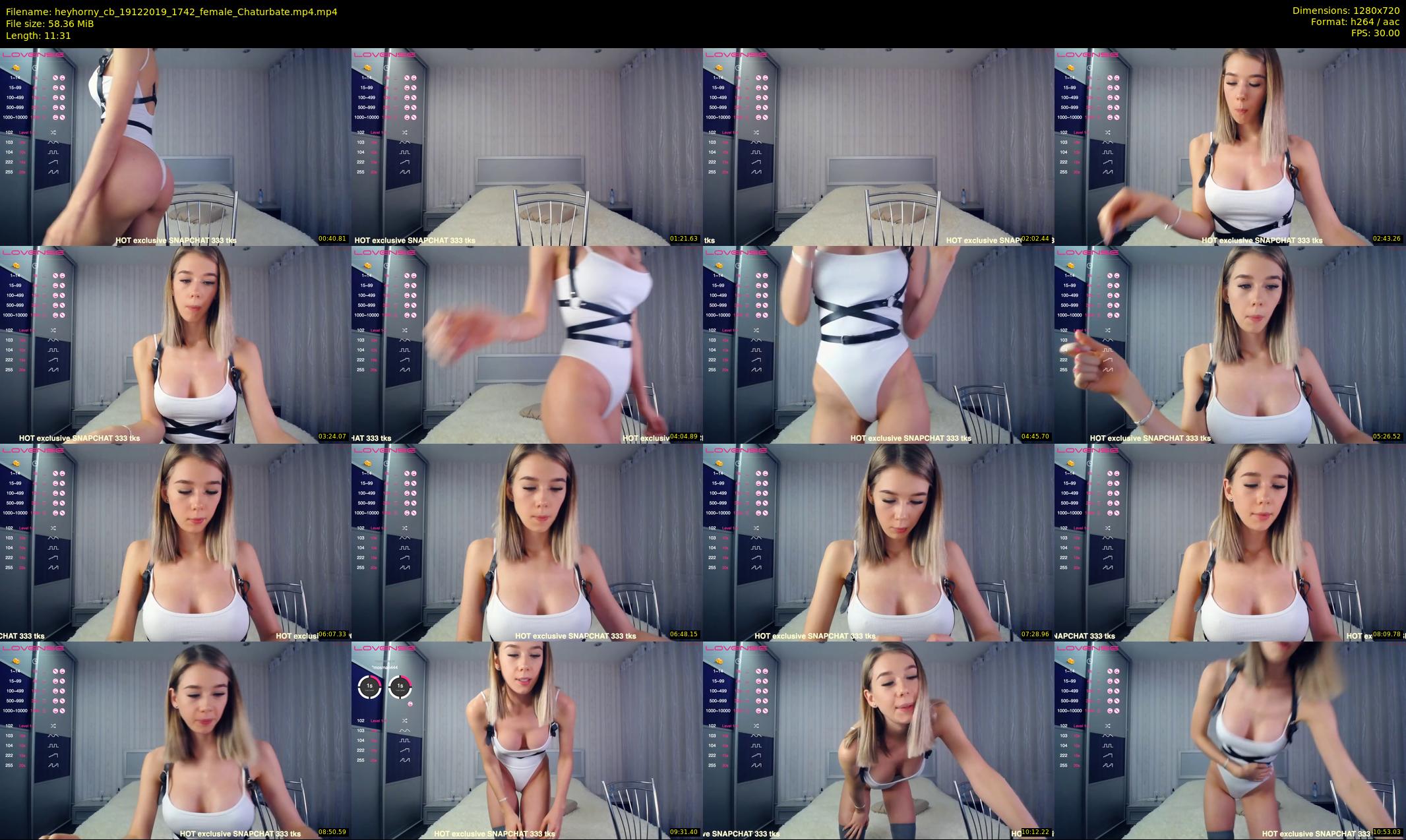 heyhorny_cb — 12 minute Chaturbate couple cam show recording, 720p, Dec 19, 2019