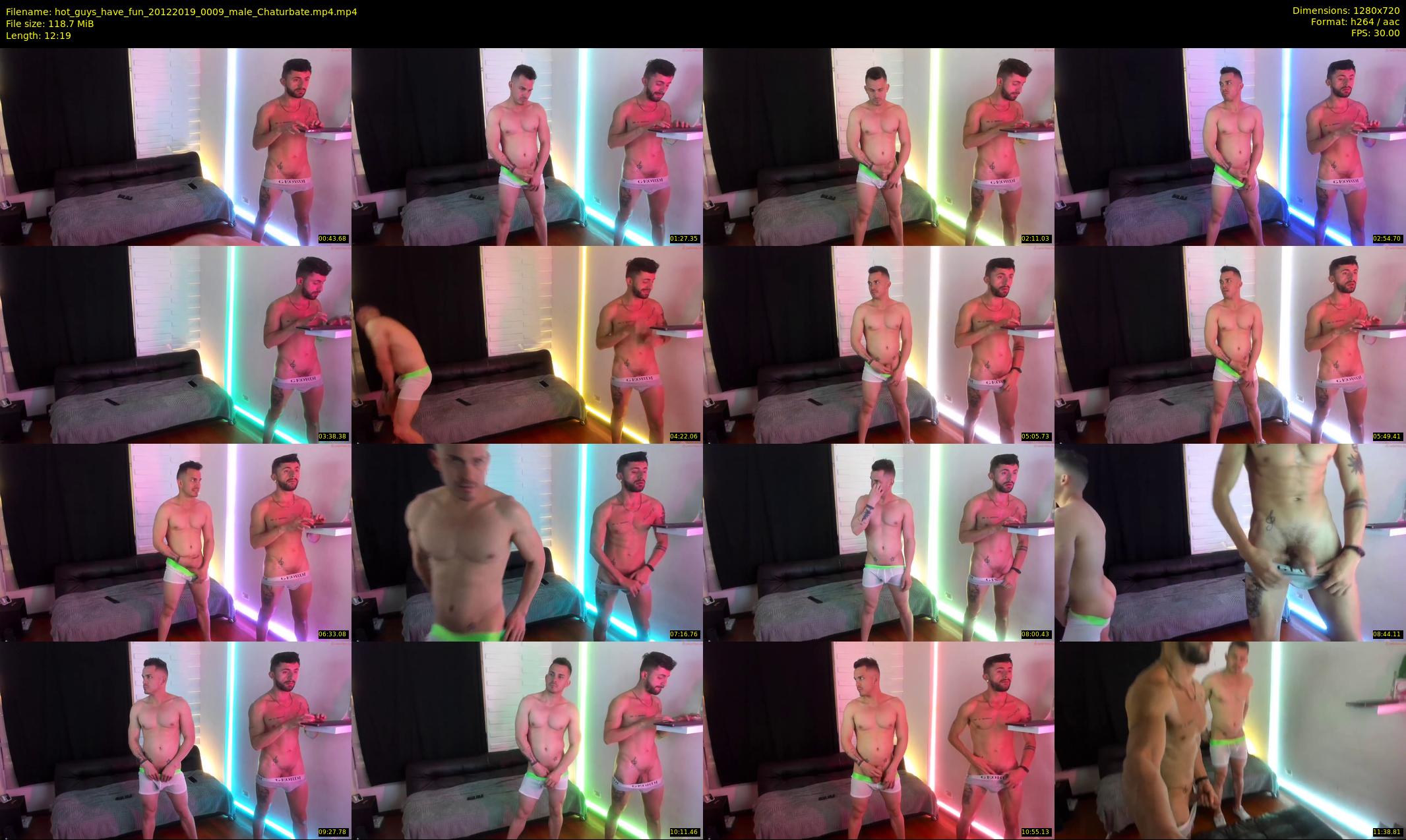 hot_guys_have_fun — 13 minute Chaturbate male cam show recording, 720p, Dec 20, 2019
