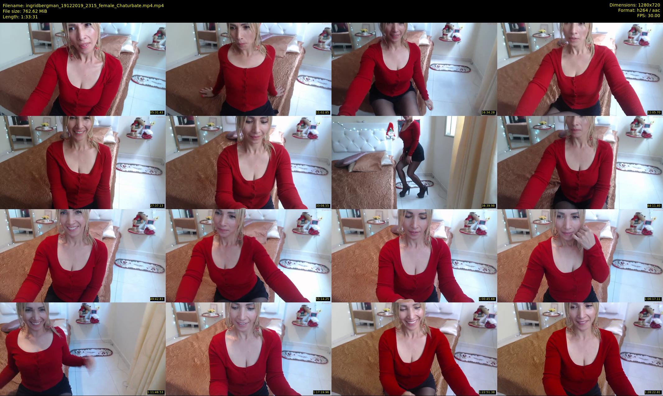 ingridbergman — 94 minute Chaturbate female cam show recording, 720p, Dec 19, 2019