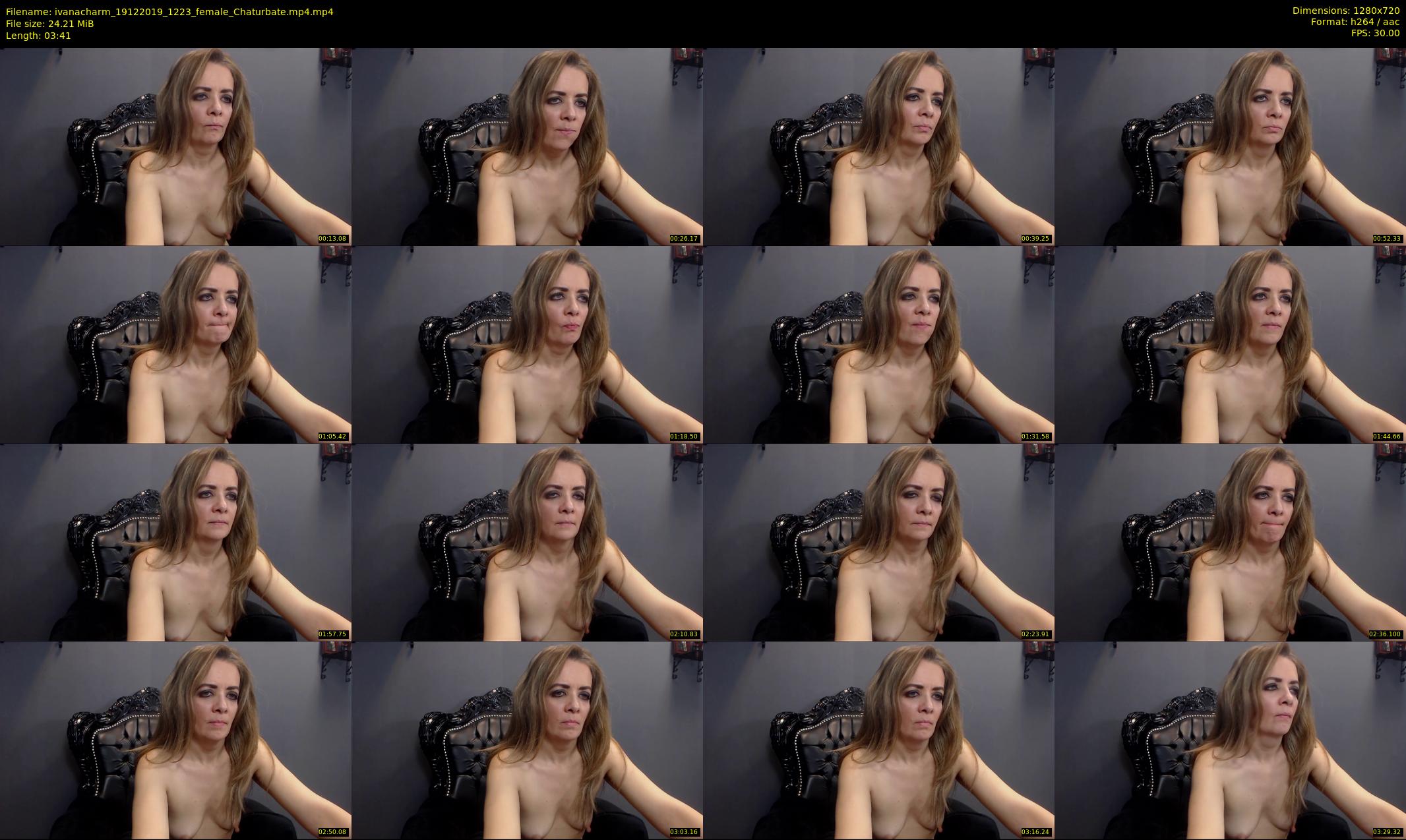 ivanacharm — 4 minute Chaturbate female cam show recording, 720p, Dec 19, 2019