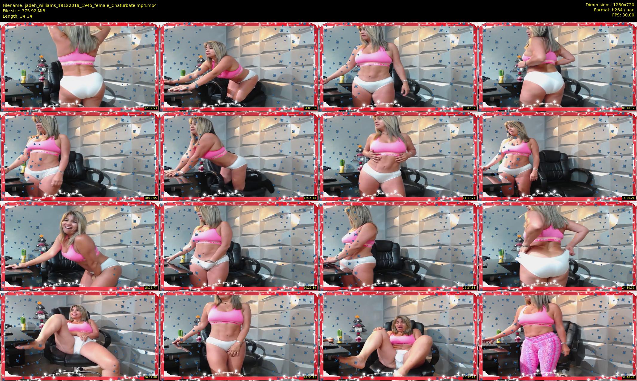 jadeh_williams — 35 minute Chaturbate female cam show recording, 720p, Dec 19, 2019