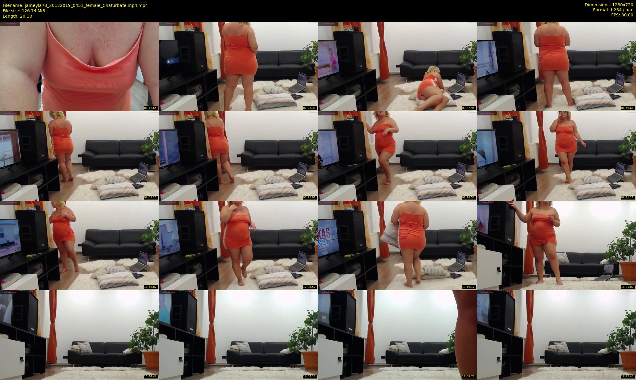 jameyla73 — 21 minute Chaturbate female cam show recording, 720p, Dec 20, 2019
