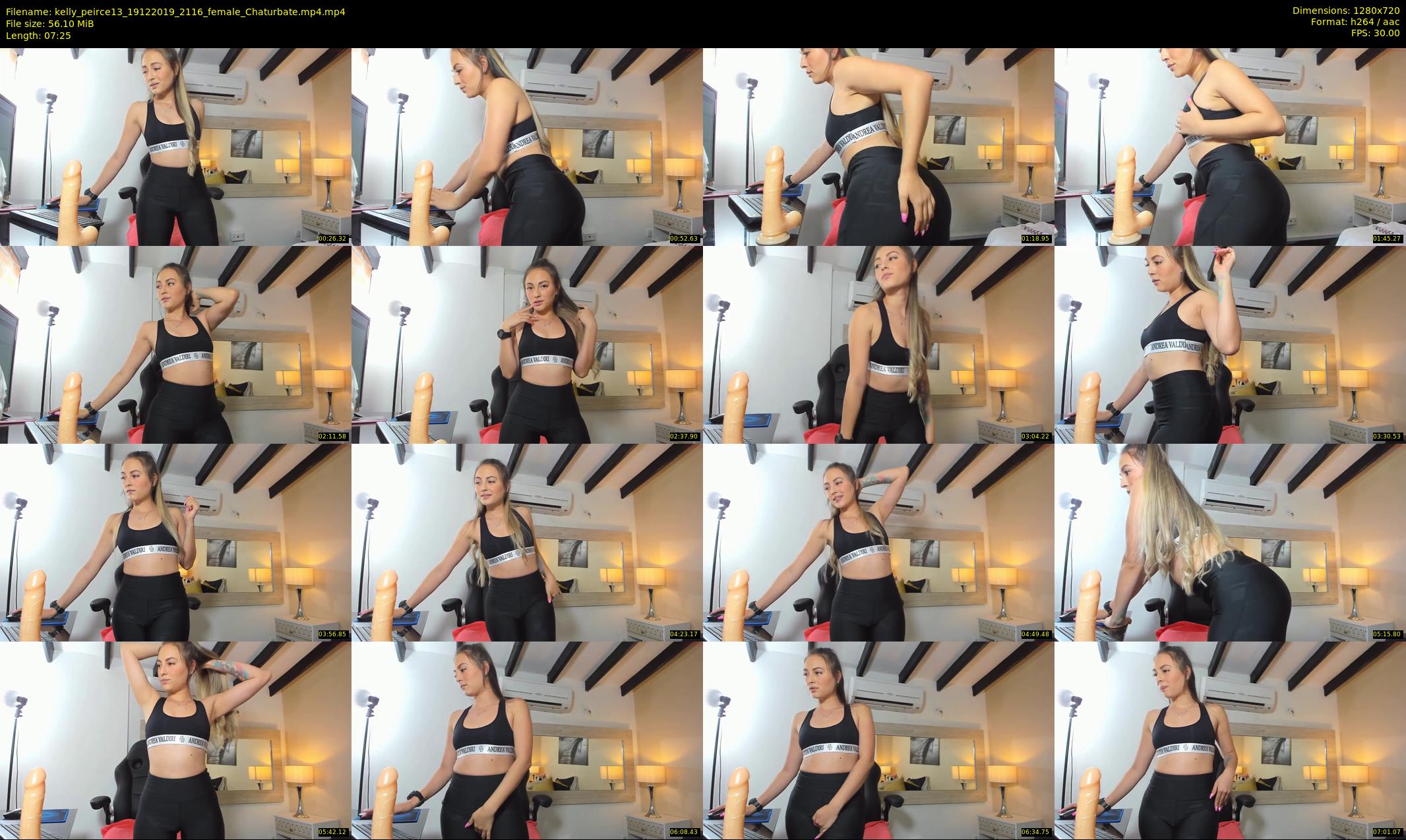 kelly_peirce13 — 8 minute Chaturbate female cam show recording, 720p, Dec 19, 2019