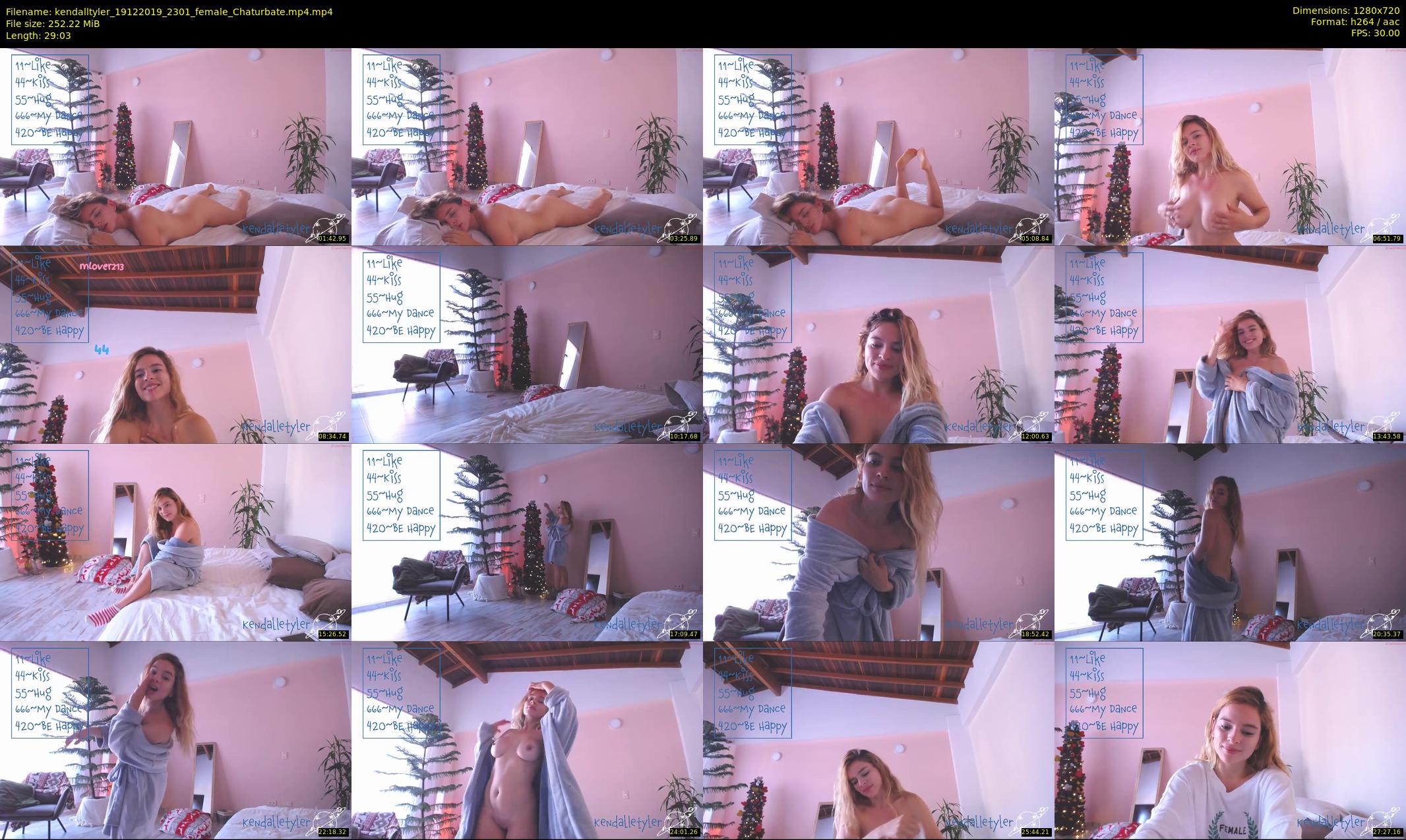kendalltyler — 30 minute Chaturbate female cam show recording, 720p, Dec 19, 2019