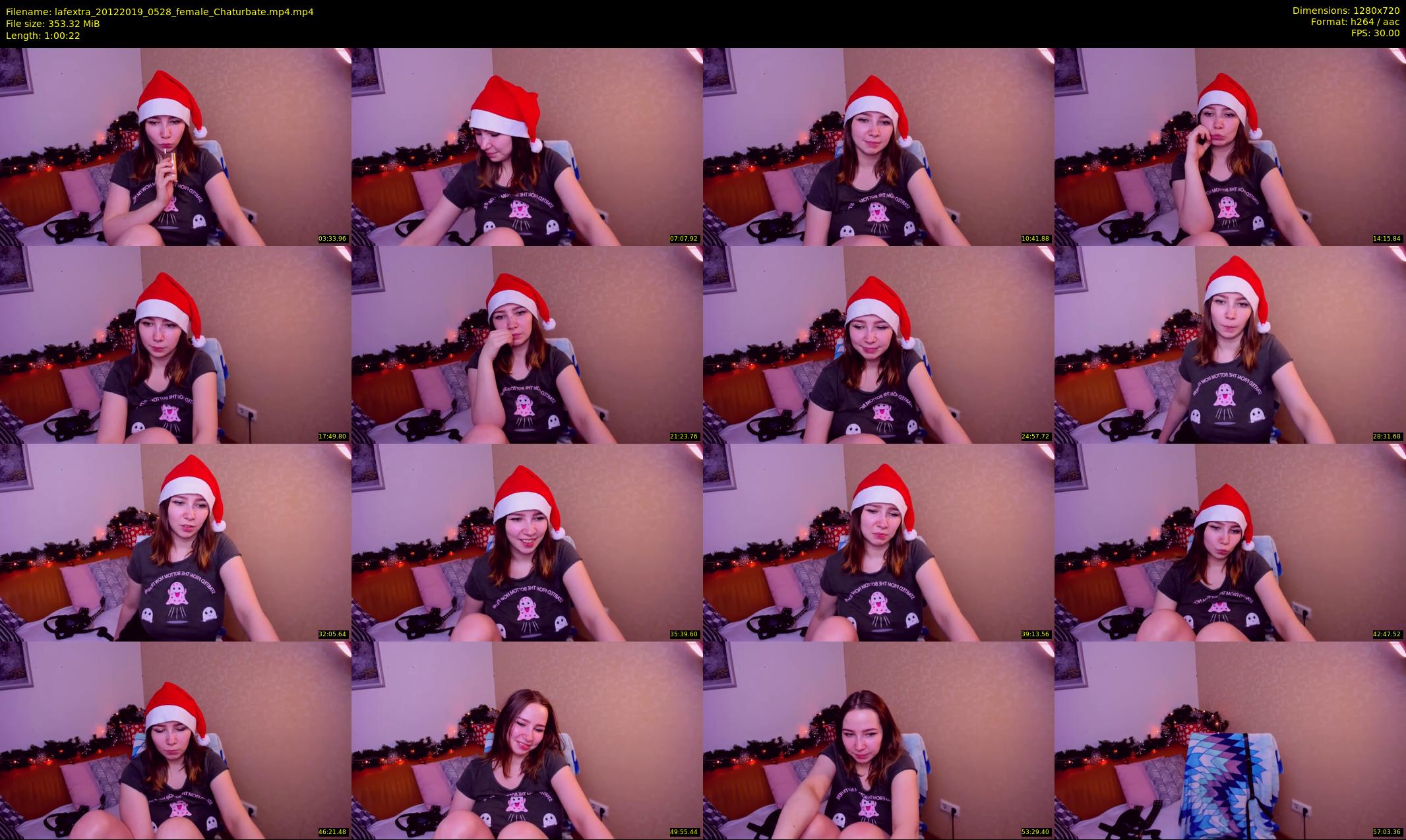 lafextra — 61 minute Chaturbate female cam show recording, 720p, Dec 20, 2019