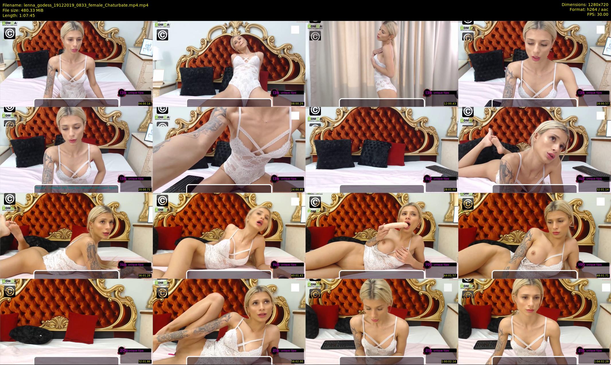 lenna_godess — 68 minute Chaturbate female cam show recording, 720p, Dec 19, 2019