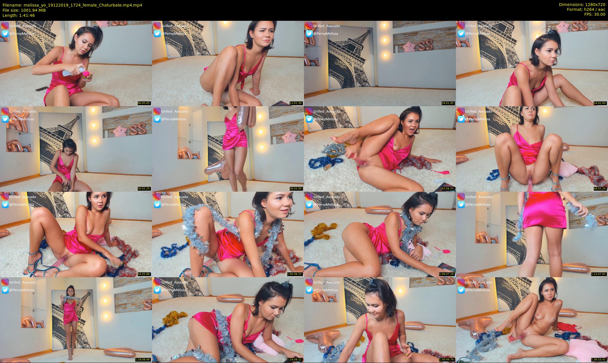 melissa_yo — 102 minute Chaturbate female cam show recording, 720p, Dec 19, 2019