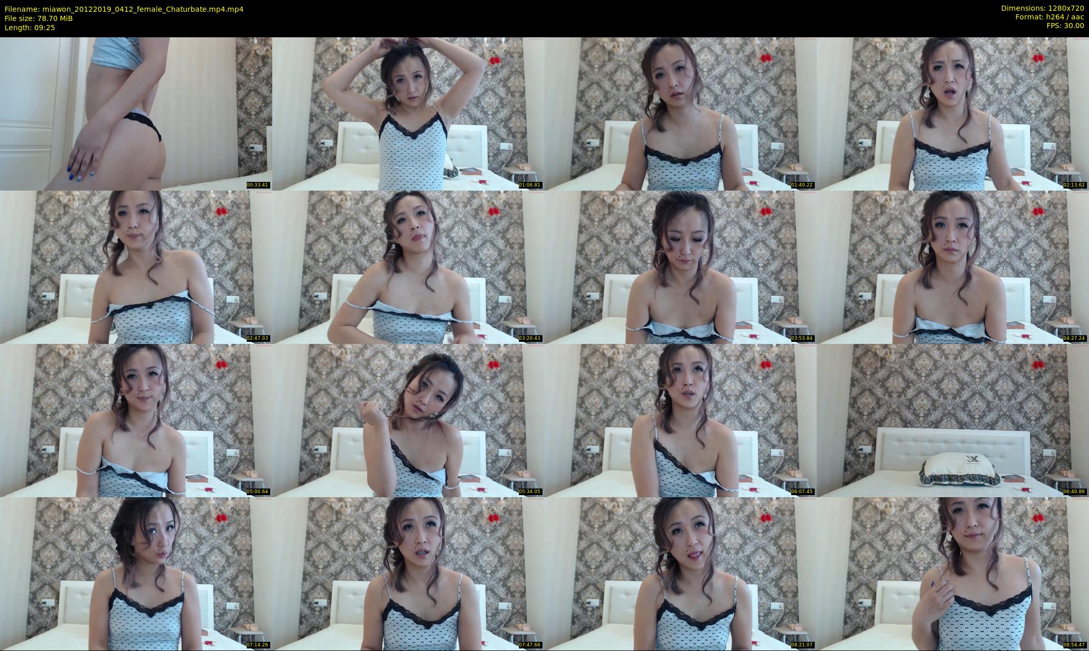 miawon — 10 minute Chaturbate female cam show recording, 720p, Dec 20, 2019