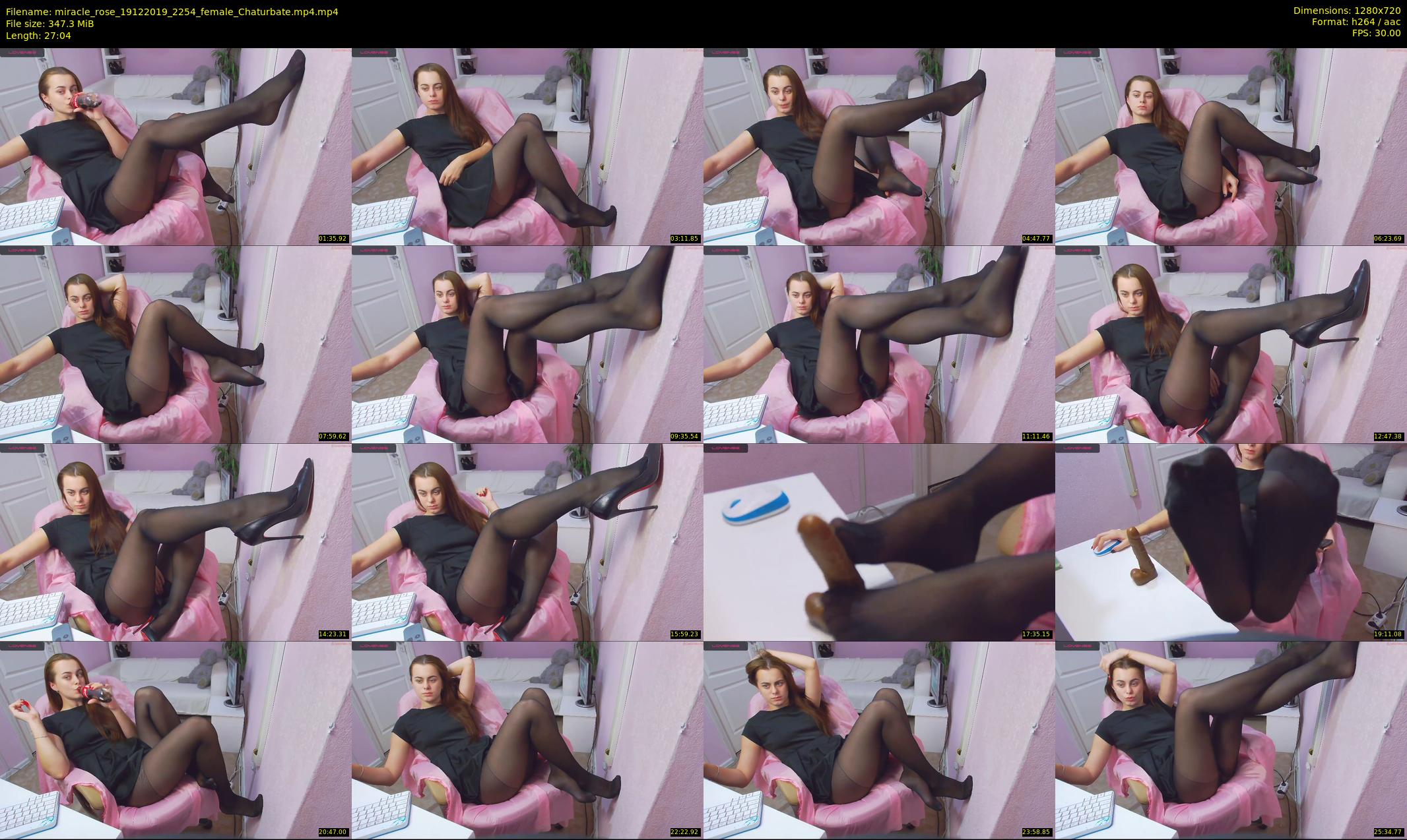miracle_rose — 28 minute Chaturbate female cam show recording, 720p, Dec 19, 2019