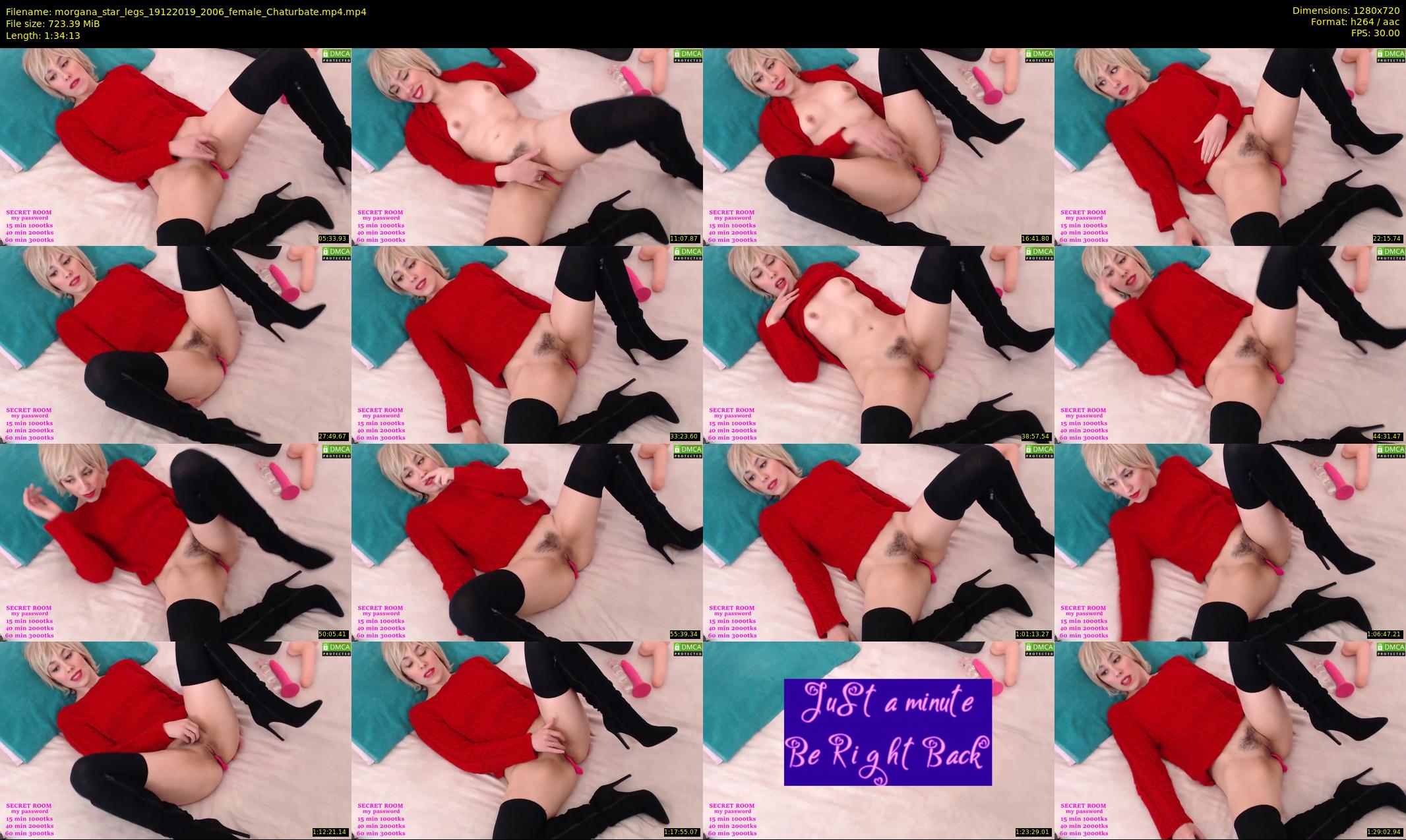 morgana_star_legs — 95 minute Chaturbate female cam show recording, 720p, Dec 19, 2019