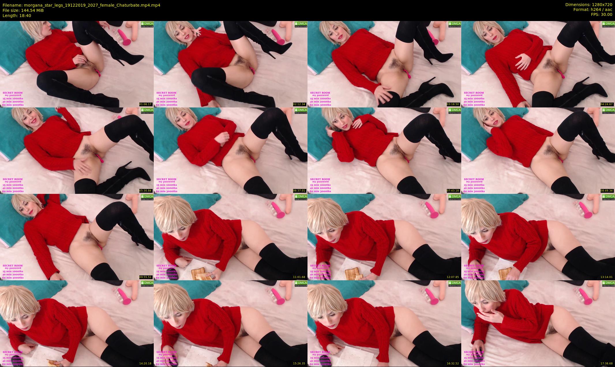 morgana_star_legs — 19 minute Chaturbate female cam show recording, 720p, Dec 19, 2019