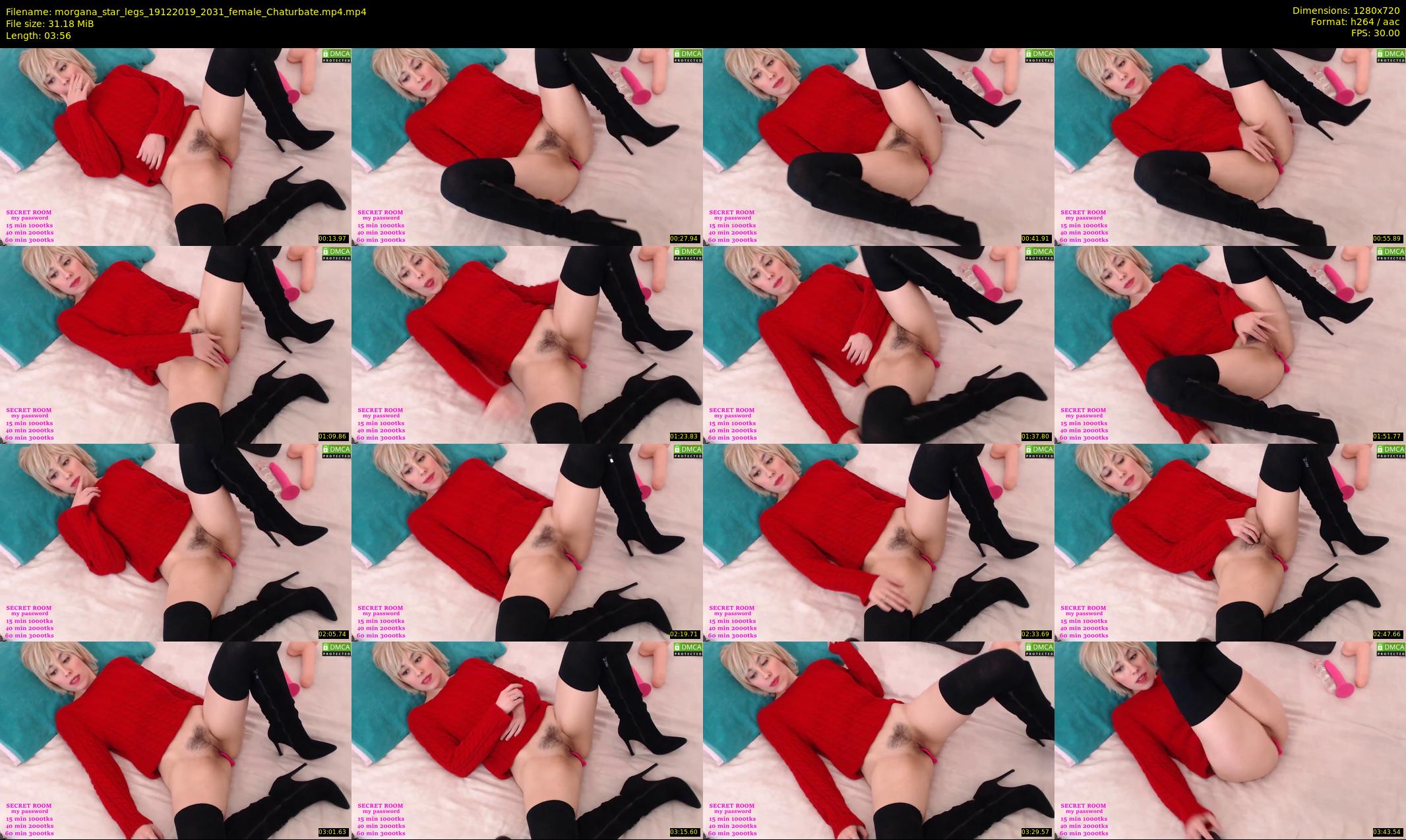 morgana_star_legs — 4 minute Chaturbate female cam show recording, 720p, Dec 19, 2019