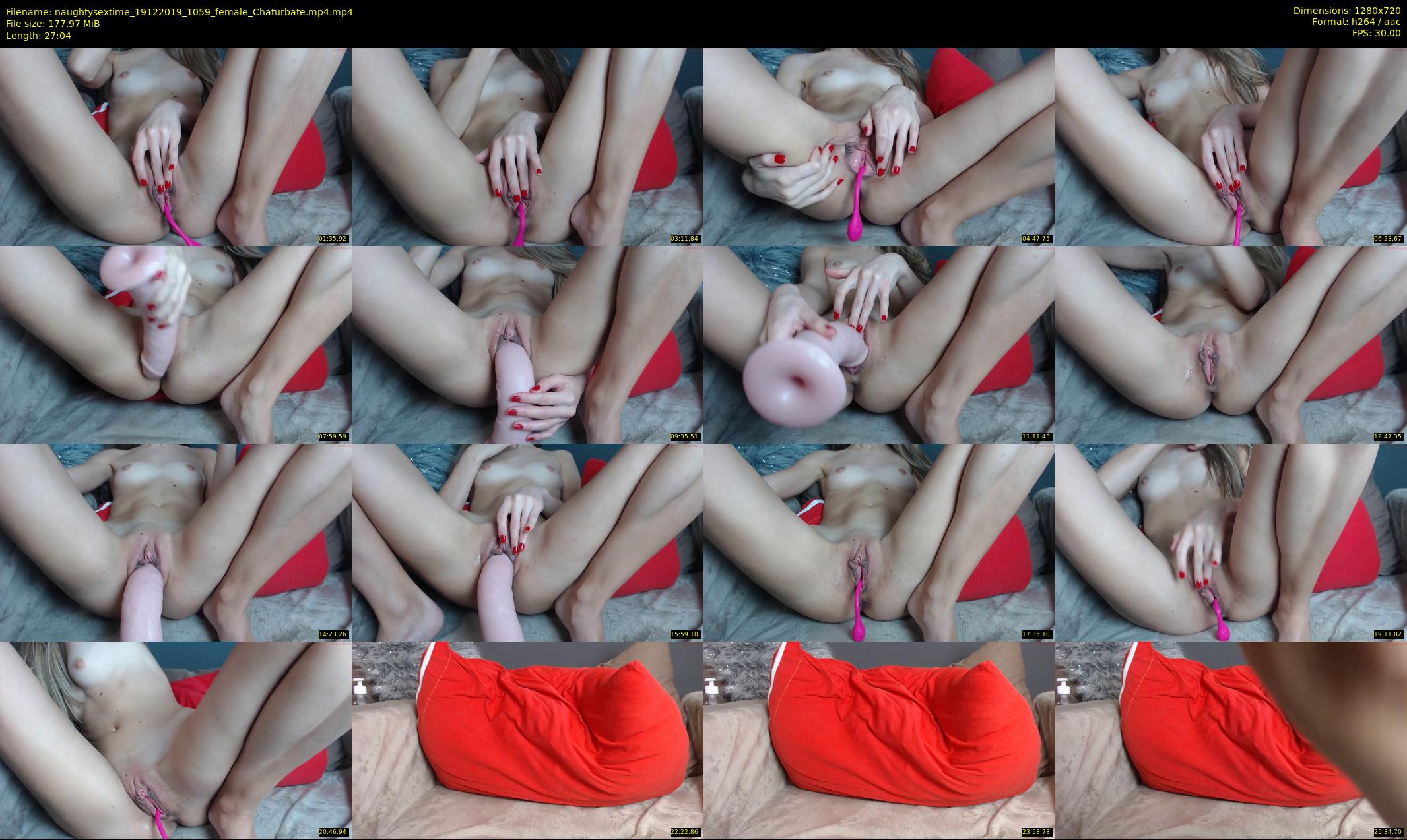 naughtysextime — 28 minute Chaturbate female cam show recording, 720p, Dec 19, 2019