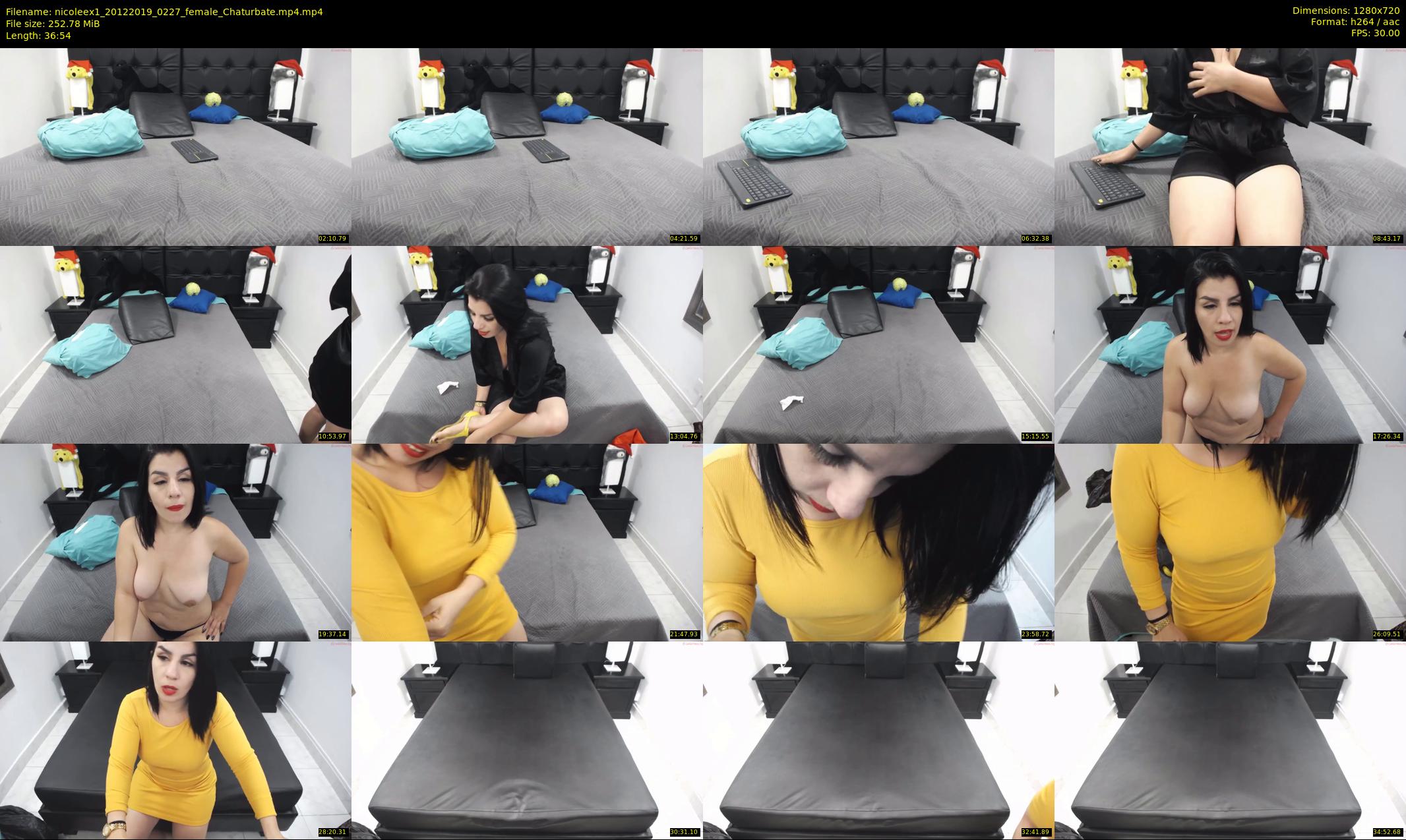 nicoleex1 — 37 minute Chaturbate female cam show recording, 720p, Dec 20, 2019