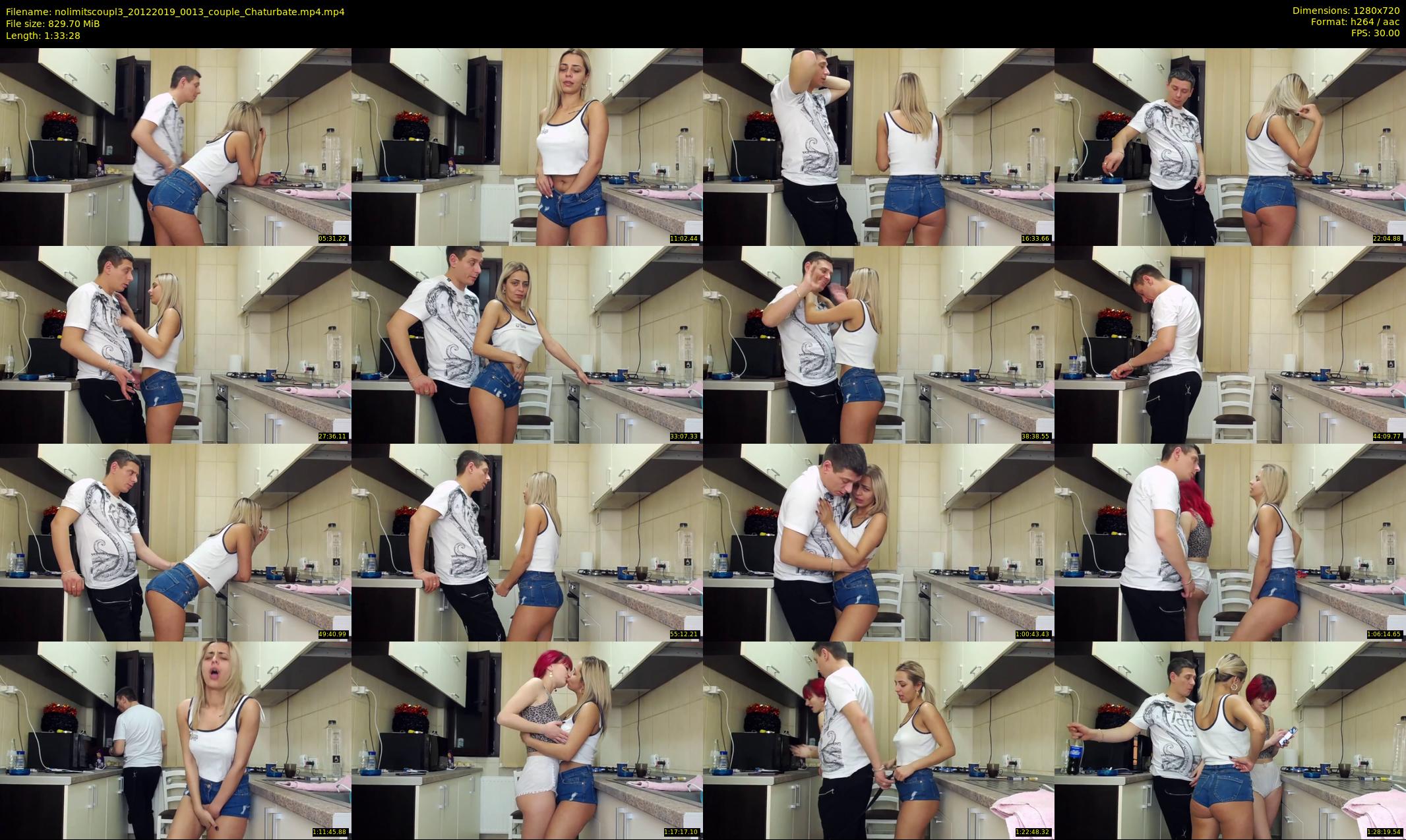 nolimitscoupl3 — 94 minute Chaturbate couple cam show recording, 720p, Dec 20, 2019