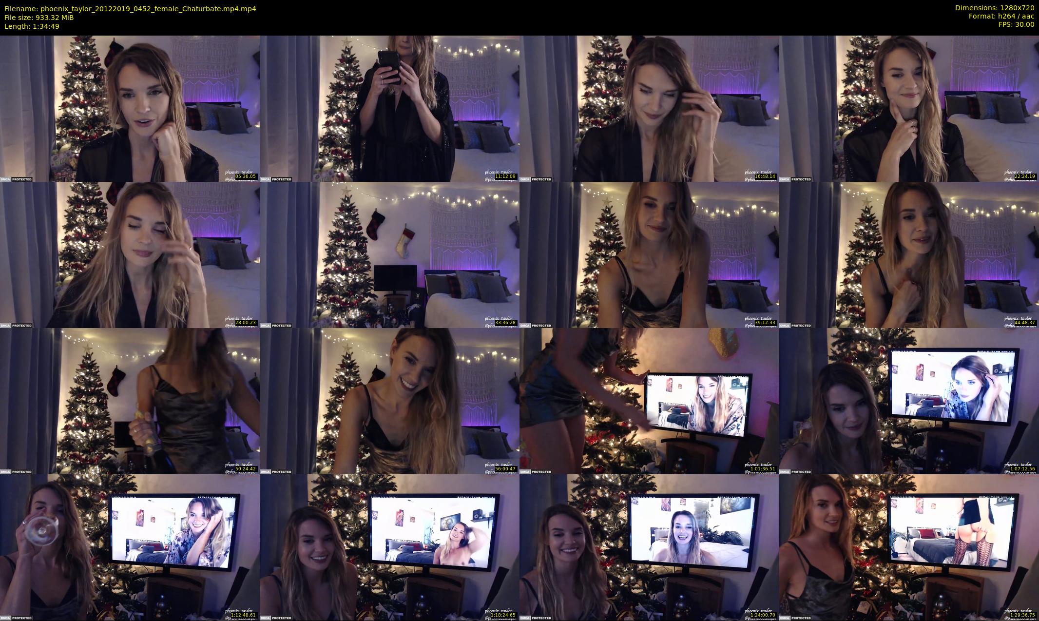 phoenix_taylor — 95 minute Chaturbate female cam show recording, 720p, Dec 20, 2019