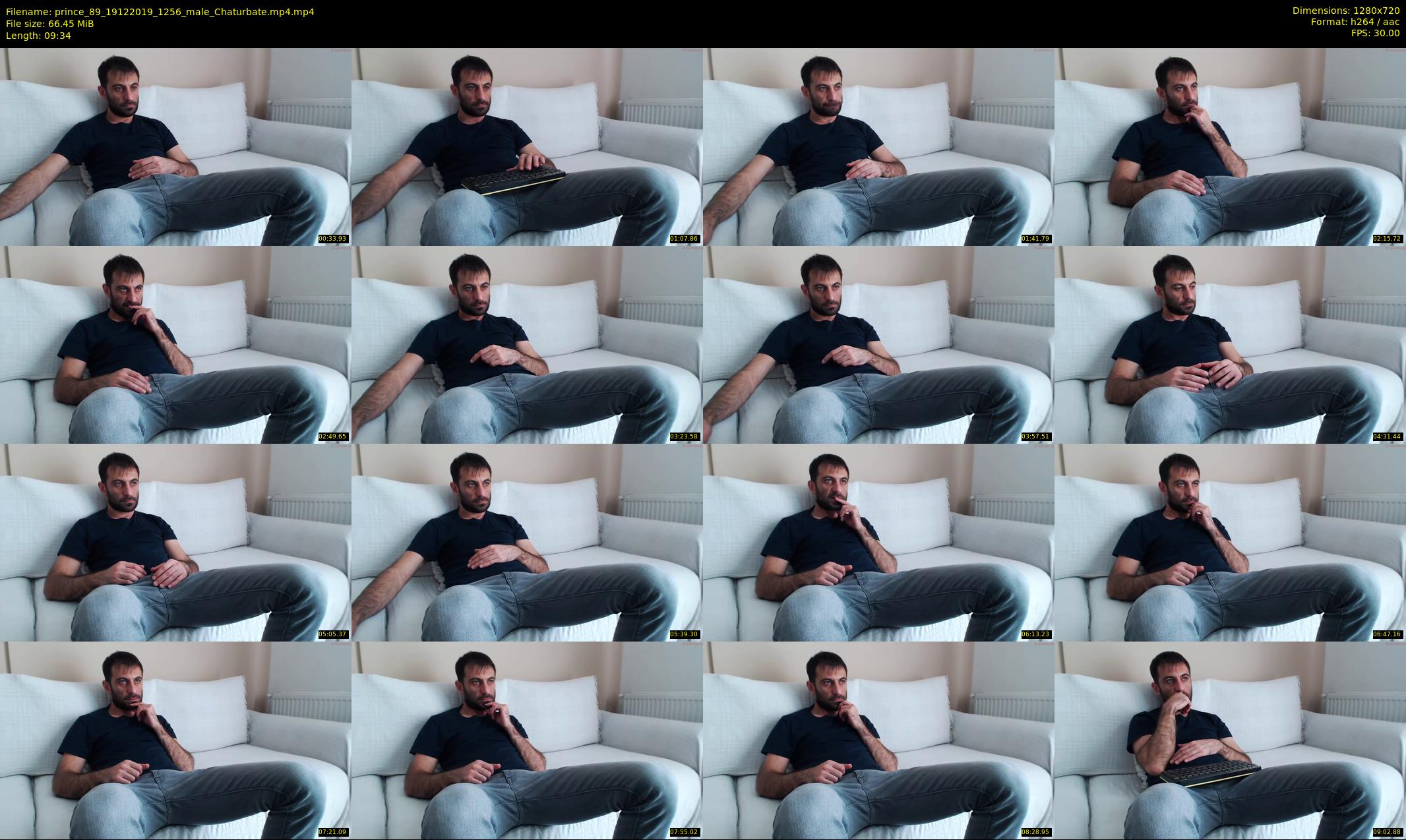prince_89 — 10 minute Chaturbate male cam show recording, 720p, Dec 19, 2019