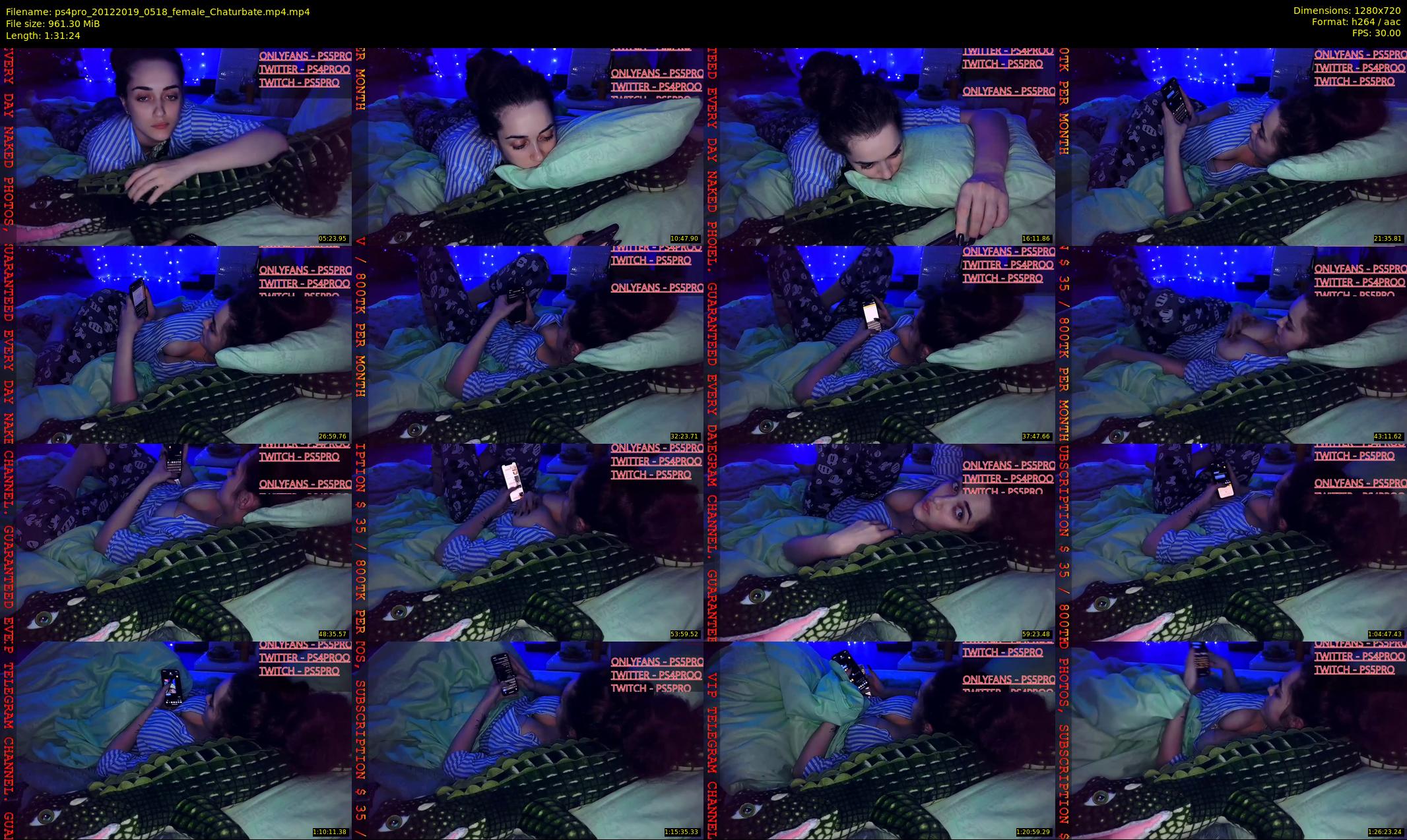 ps4pro — 92 minute Chaturbate female cam show recording, 720p, Dec 20, 2019