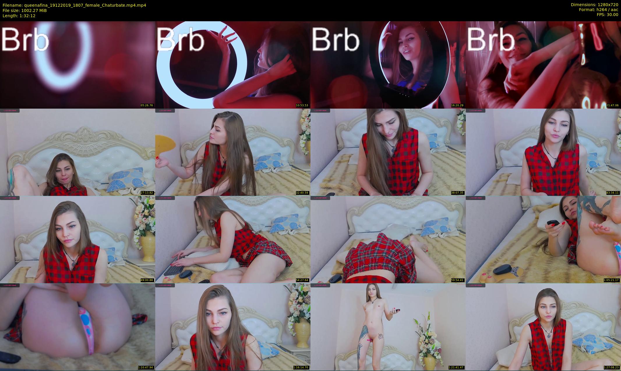 queenafina — 93 minute Chaturbate female cam show recording, 720p, Dec 19, 2019