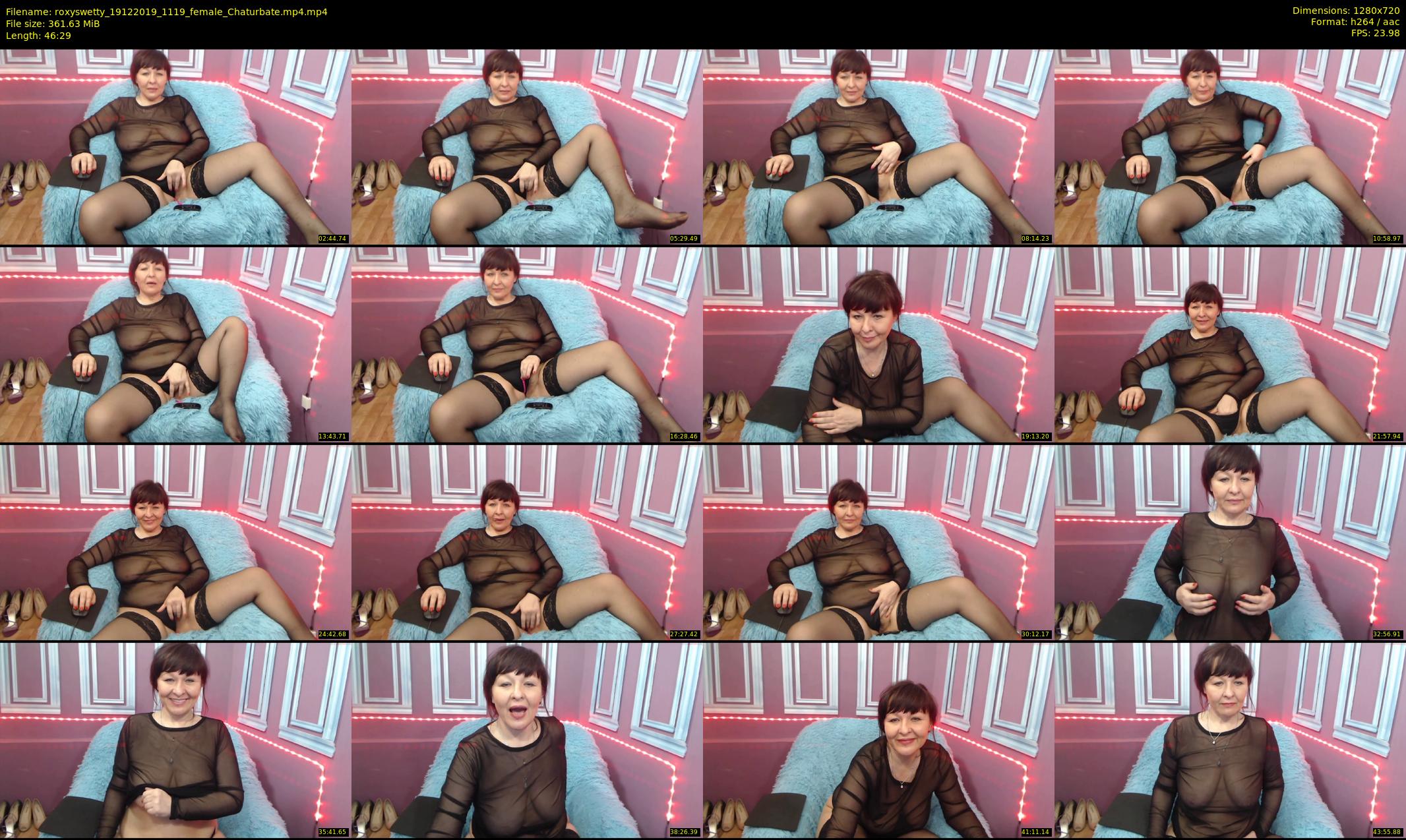 roxyswetty — 47 minute Chaturbate female cam show recording, 720p, Dec 19, 2019