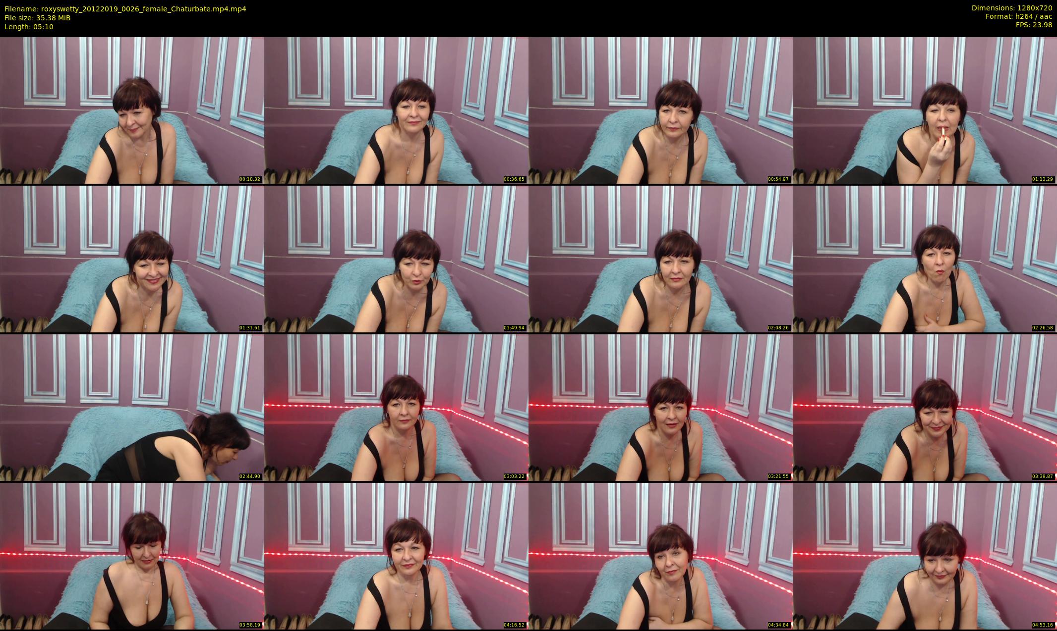 roxyswetty — 6 minute Chaturbate female cam show recording, 720p, Dec 20, 2019