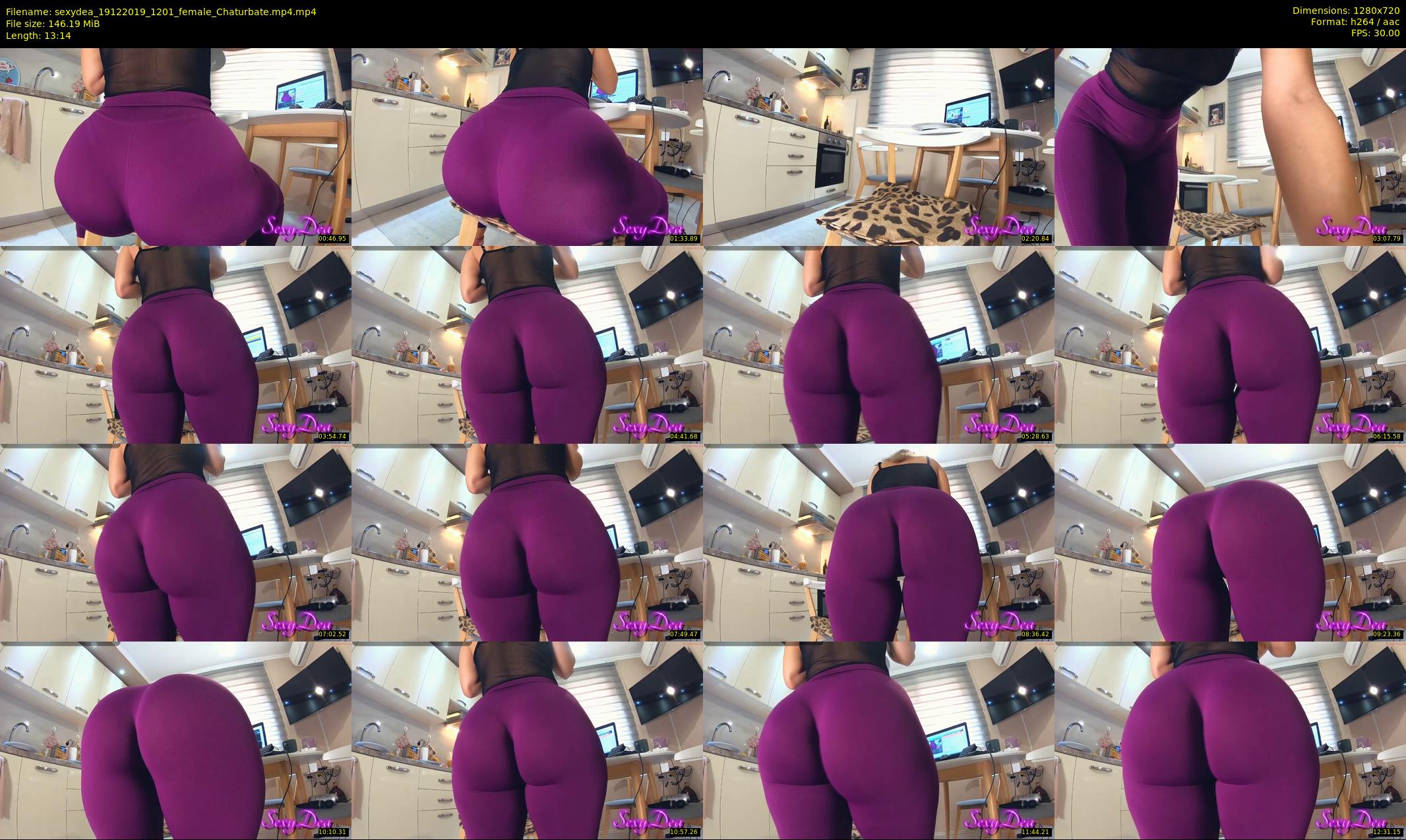 sexydea — 14 minute Chaturbate female cam show recording, 720p, Dec 19, 2019