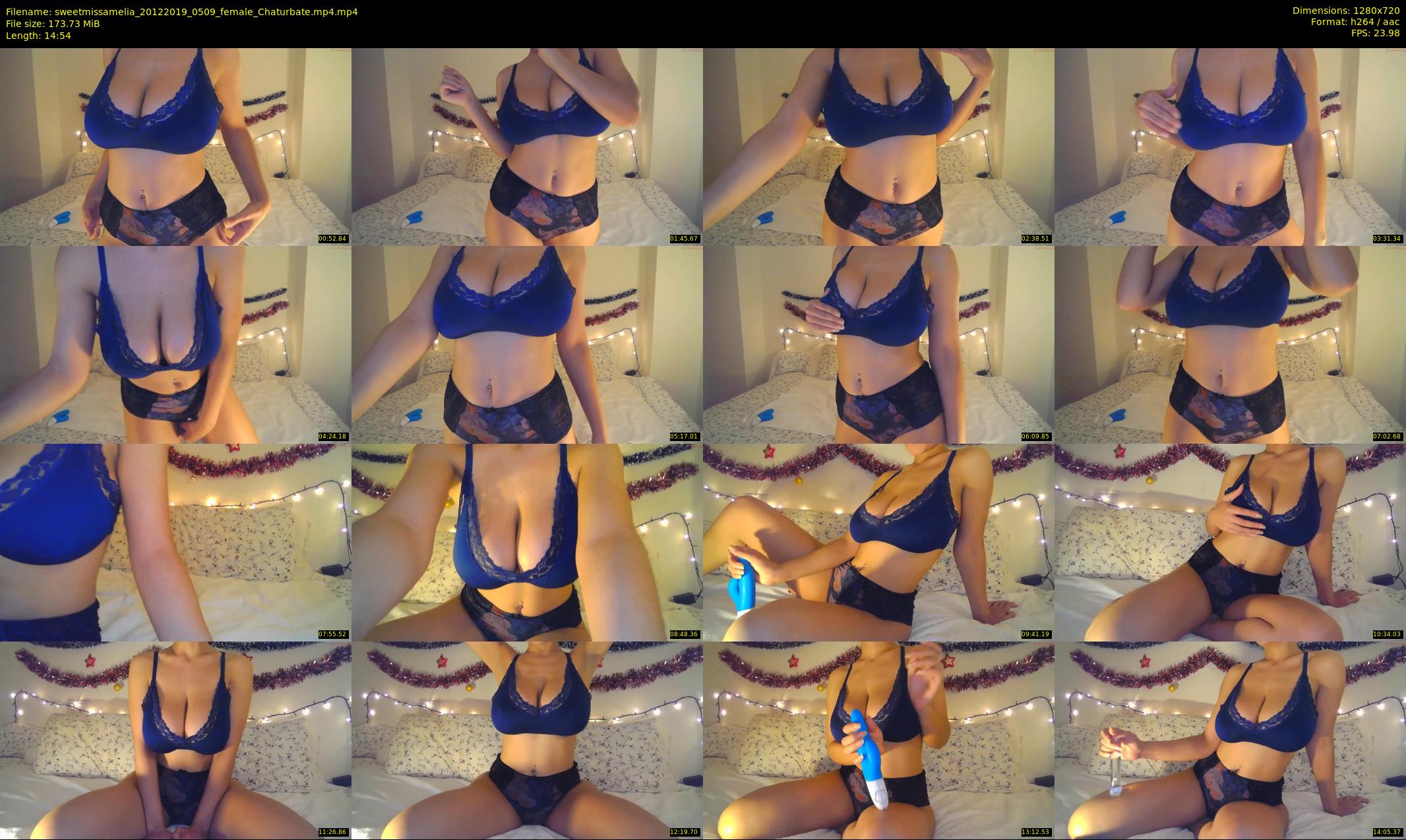 sweetmissamelia — 15 minute Chaturbate female cam show recording, 720p, Dec 20, 2019